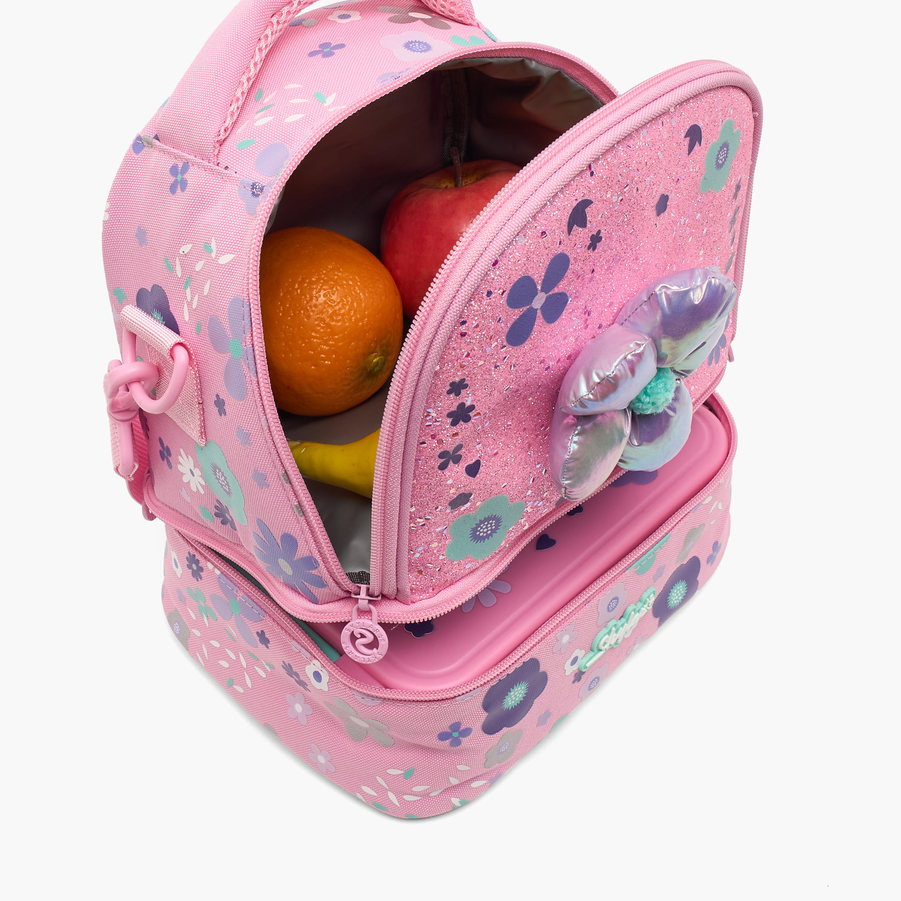 Skylar Floral Print Lunch Bag for Girls 5-8 Years with Insulation Design-school-lunchessentials-lunchbags-image-4