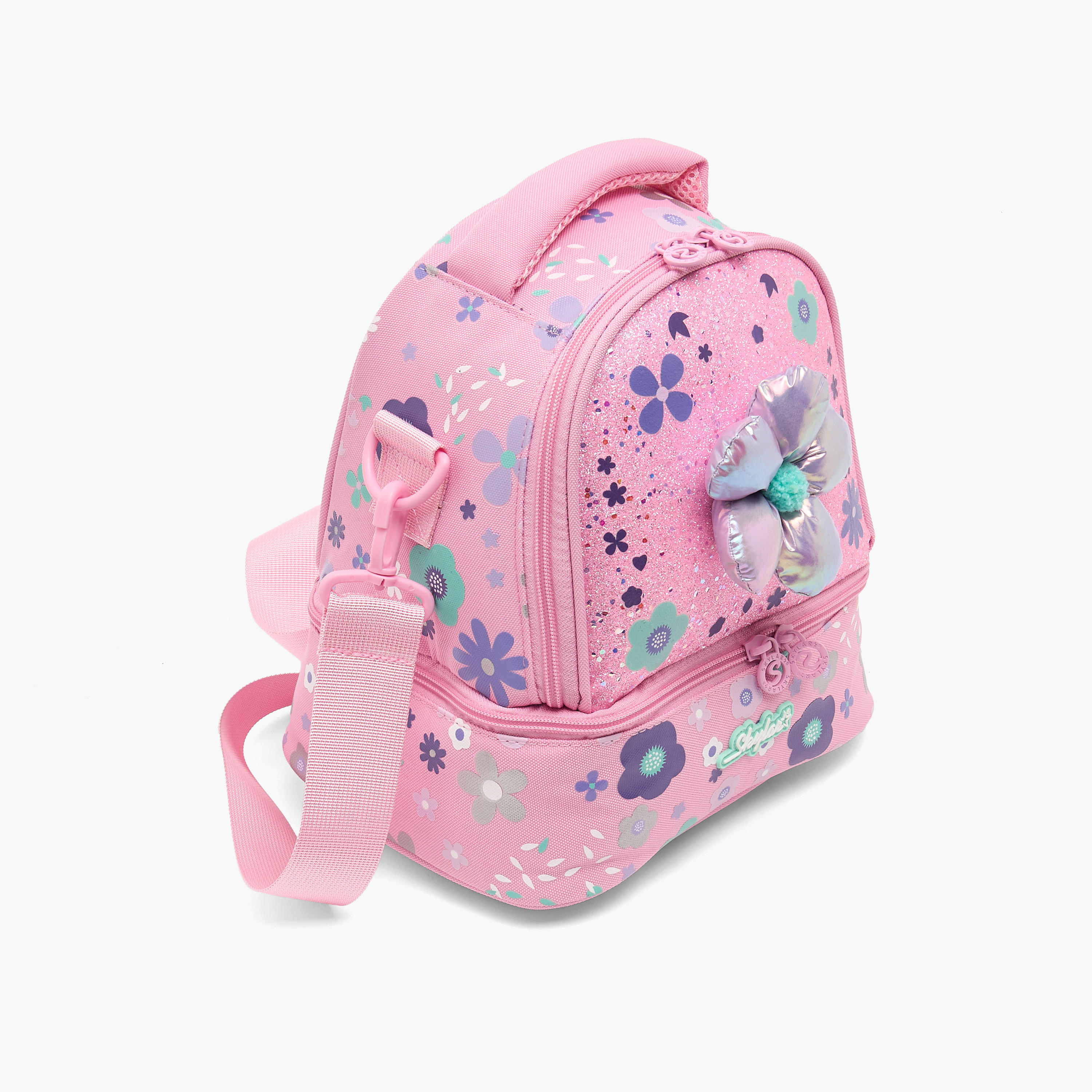 Skylar Floral Print Lunch Bag for Girls 5-8 Years with Insulation Design-school-lunchessentials-lunchbags-image-6