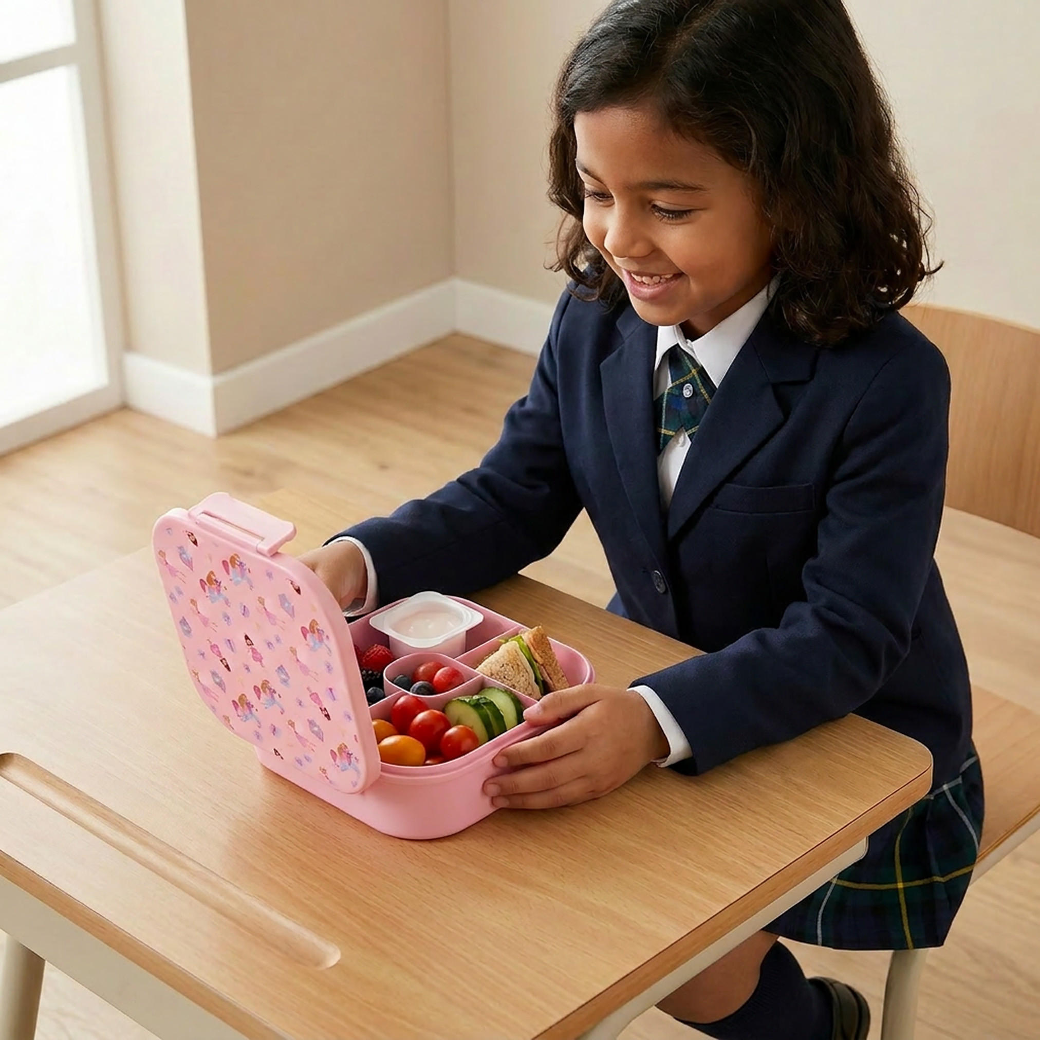 صندوق غداء بطبعات وأقسام للأولاد - 1.2 لتر-school-lunchessentials-lunchboxes-image-3