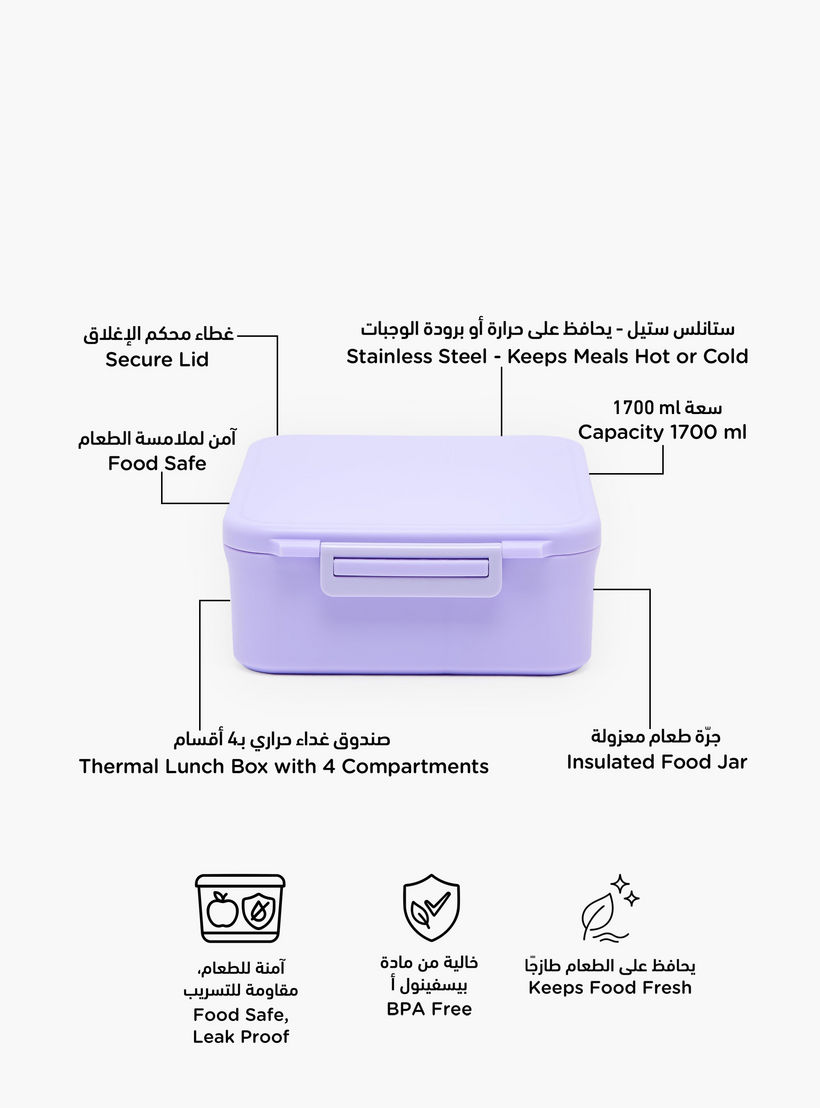Solid Lunch Box for Boys with Jar - 1.7 L-school-lunchessentials-lunchboxes-image-2