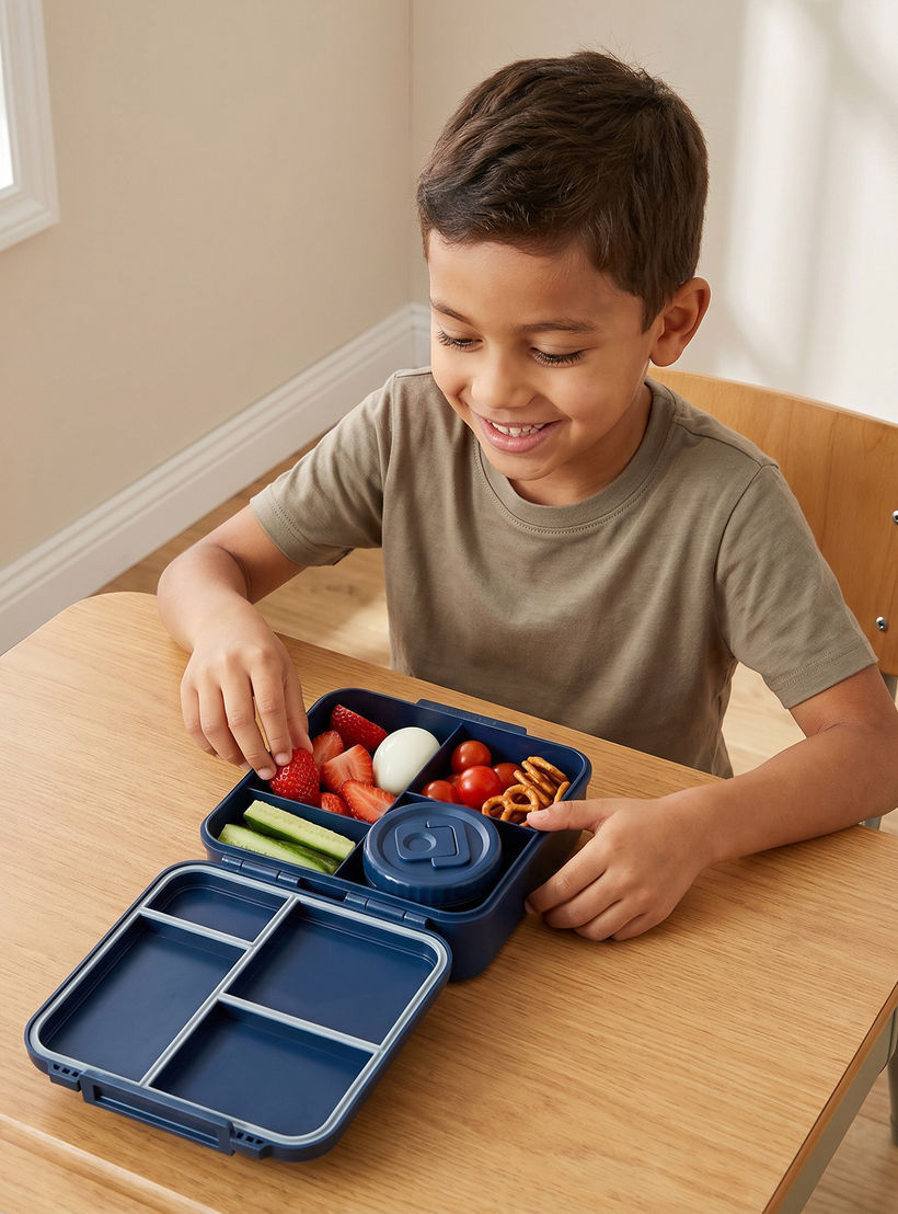 صندوق غداء سادة مع جرة للأولاد - 1.7 لتر-school-lunchessentials-lunchboxes-image-3