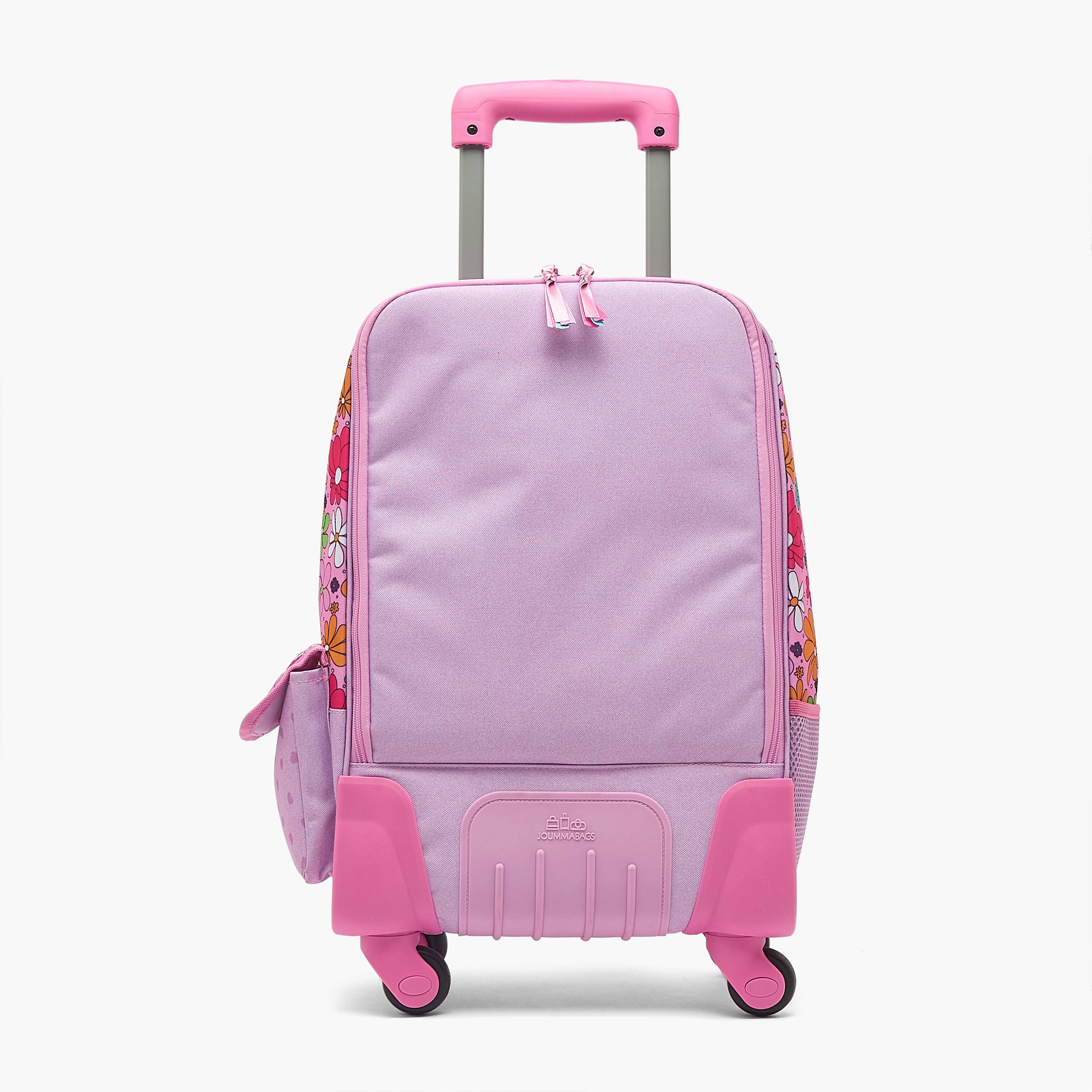 Roll Road Floral Print Trolley Bag for Girls 8-12 Years with Retractable Handle - 17 inches-school-bagsandbackpacks-trolleybags-image-9