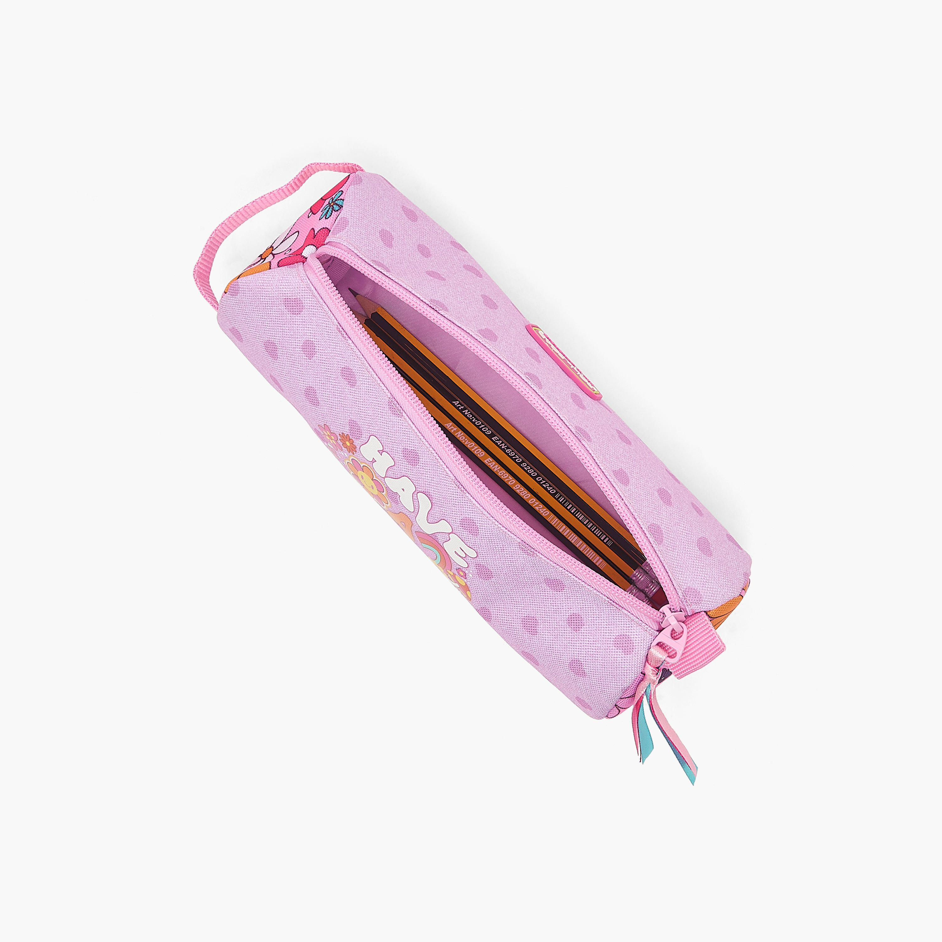 مقلمة بسحاب إغلاق وطبعات شعار من رول رود-school-stationery-pencilcases-image-7