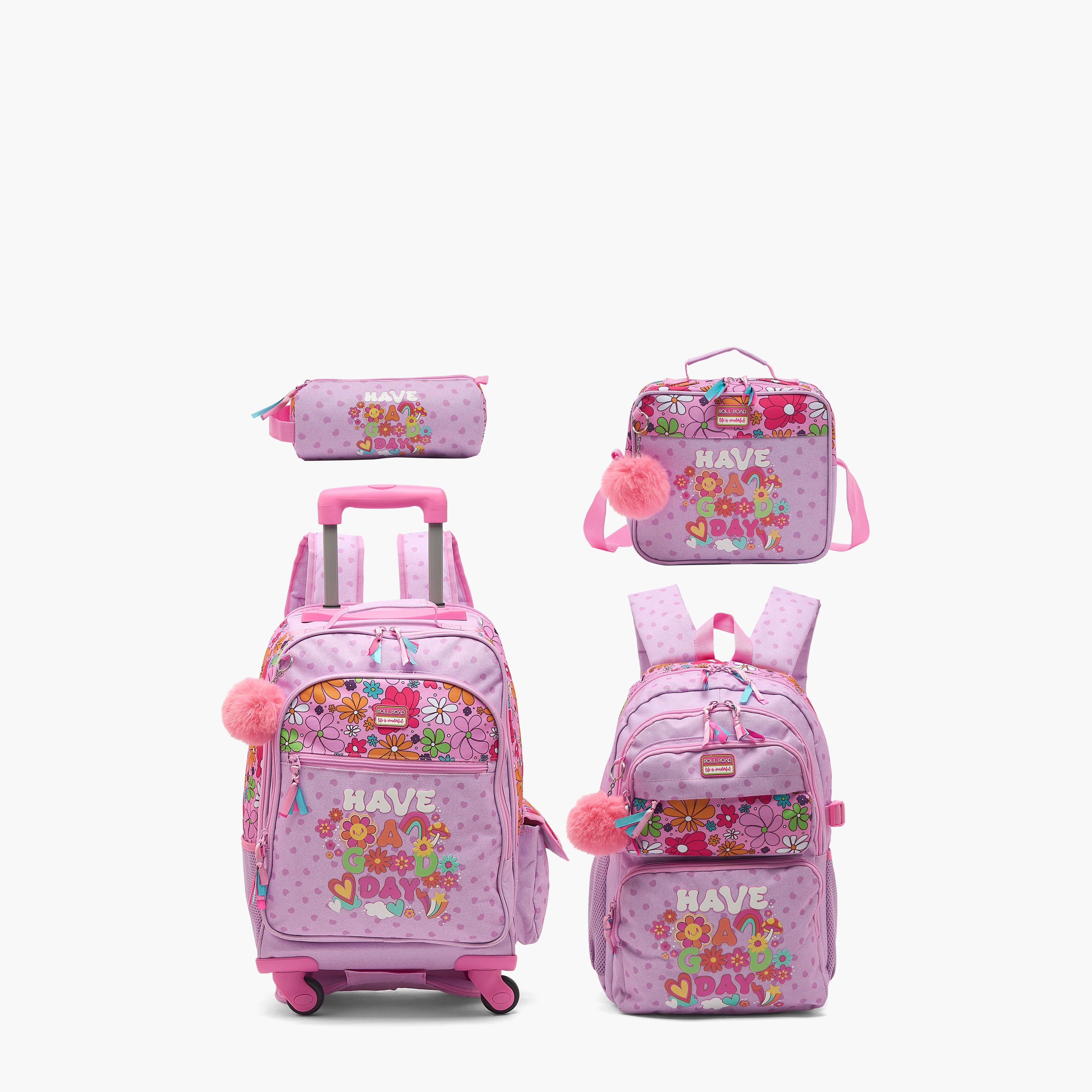 مقلمة بسحاب إغلاق وطبعات شعار من رول رود-school-stationery-pencilcases-image-8
