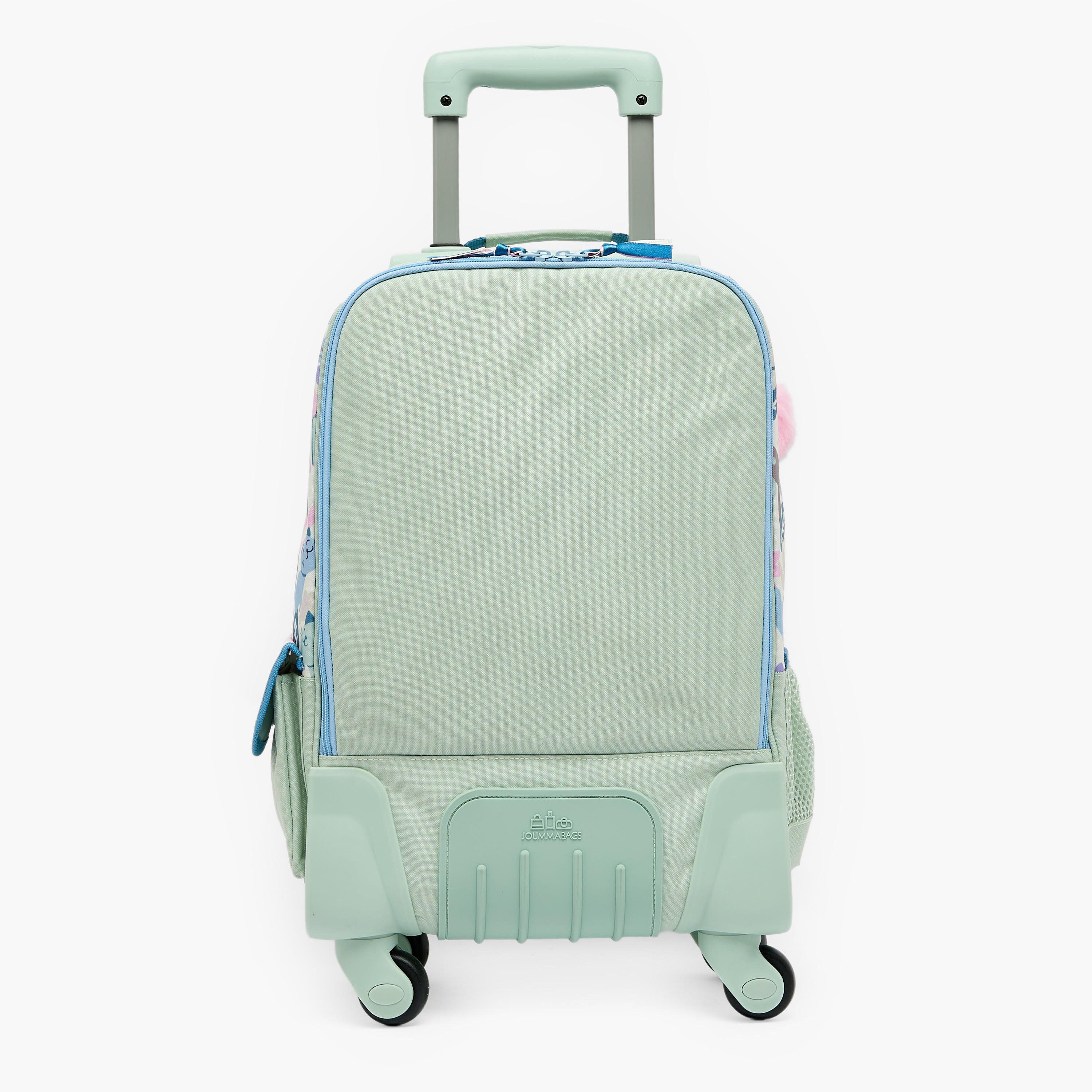 Roll Road Cat Print Trolley Backpack for Girls 8-13 Years with Retractable Handle - 17.3 inch-school-bagsandbackpacks-trolleybags-image-10