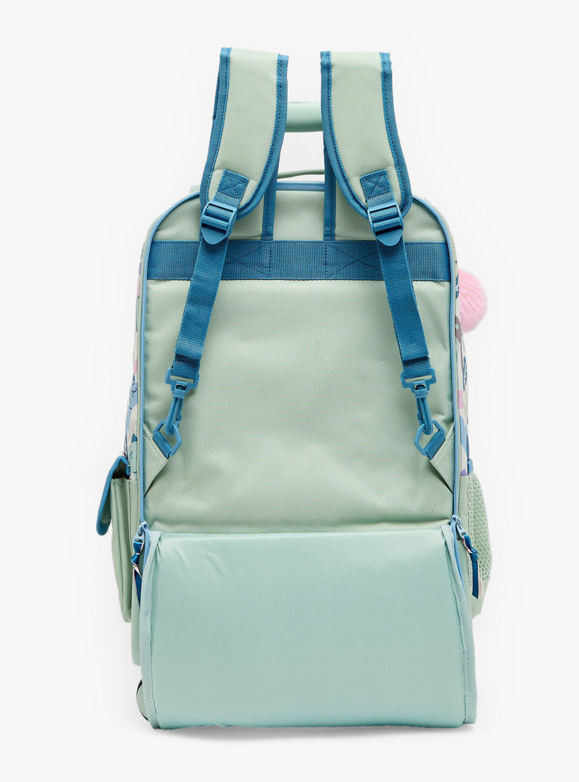 Roll Road Cat Print Trolley Backpack for Girls 8-13 Years with Retractable Handle - 17.3 inch-school-bagsandbackpacks-trolleybags-image-9