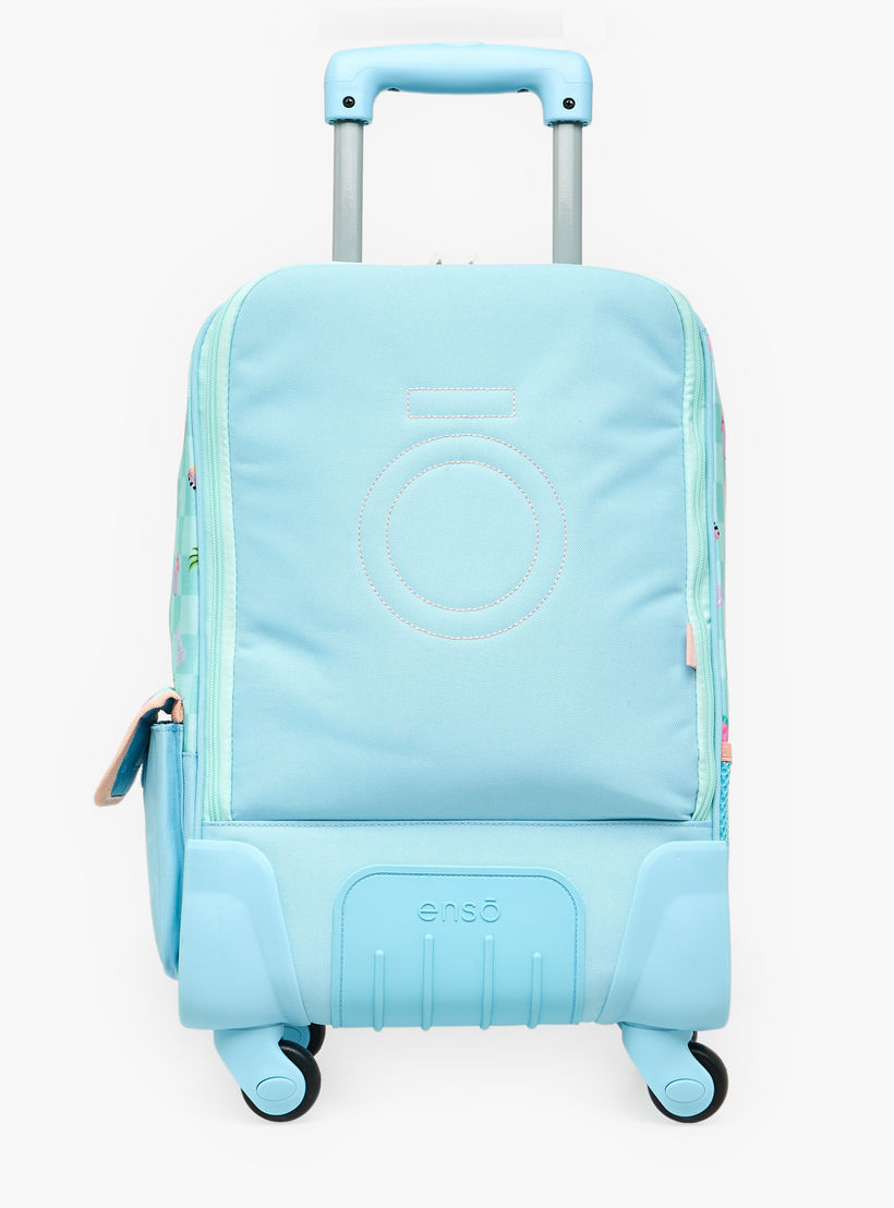 Enso Freedom Print Trolley Backpack for Girls 8-13 Years with Retractable Handle - 17 inches-school-bagsandbackpacks-trolleybags-image-11