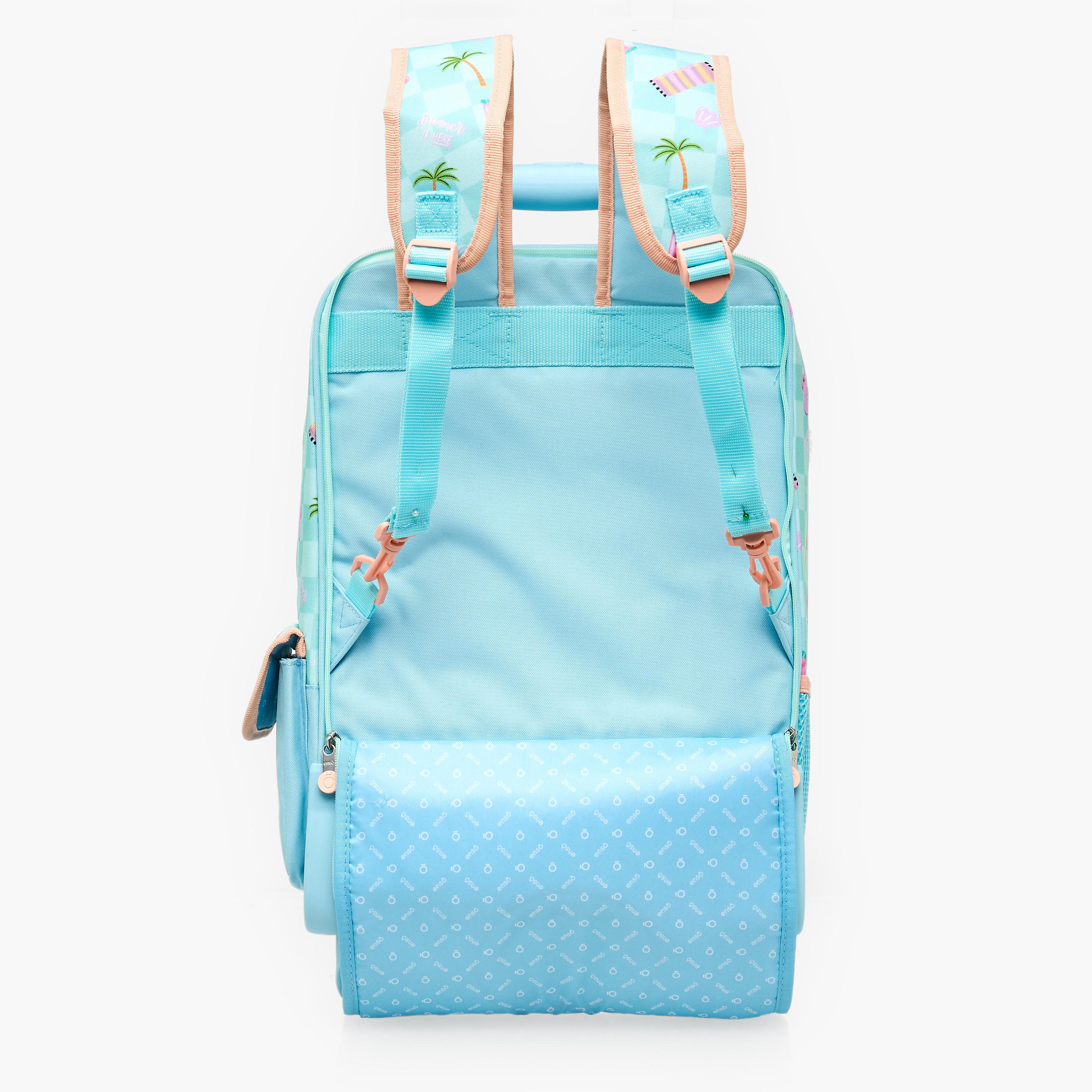 Enso Freedom Print Trolley Backpack for Girls 8-13 Years with Retractable Handle - 17 inches-school-bagsandbackpacks-trolleybags-image-12