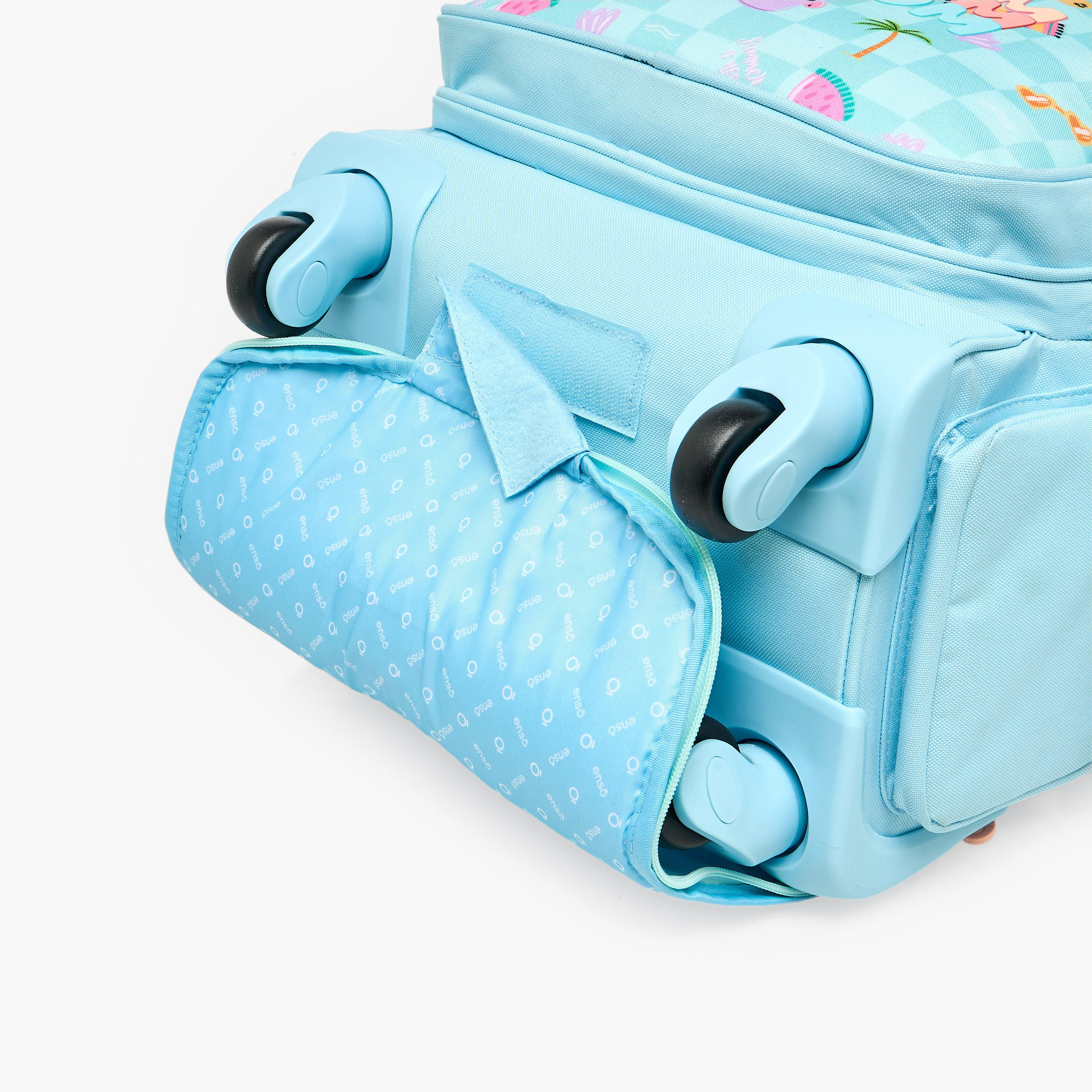 Enso Freedom Print Trolley Backpack for Girls 8-13 Years with Retractable Handle - 17 inches-school-bagsandbackpacks-trolleybags-image-13