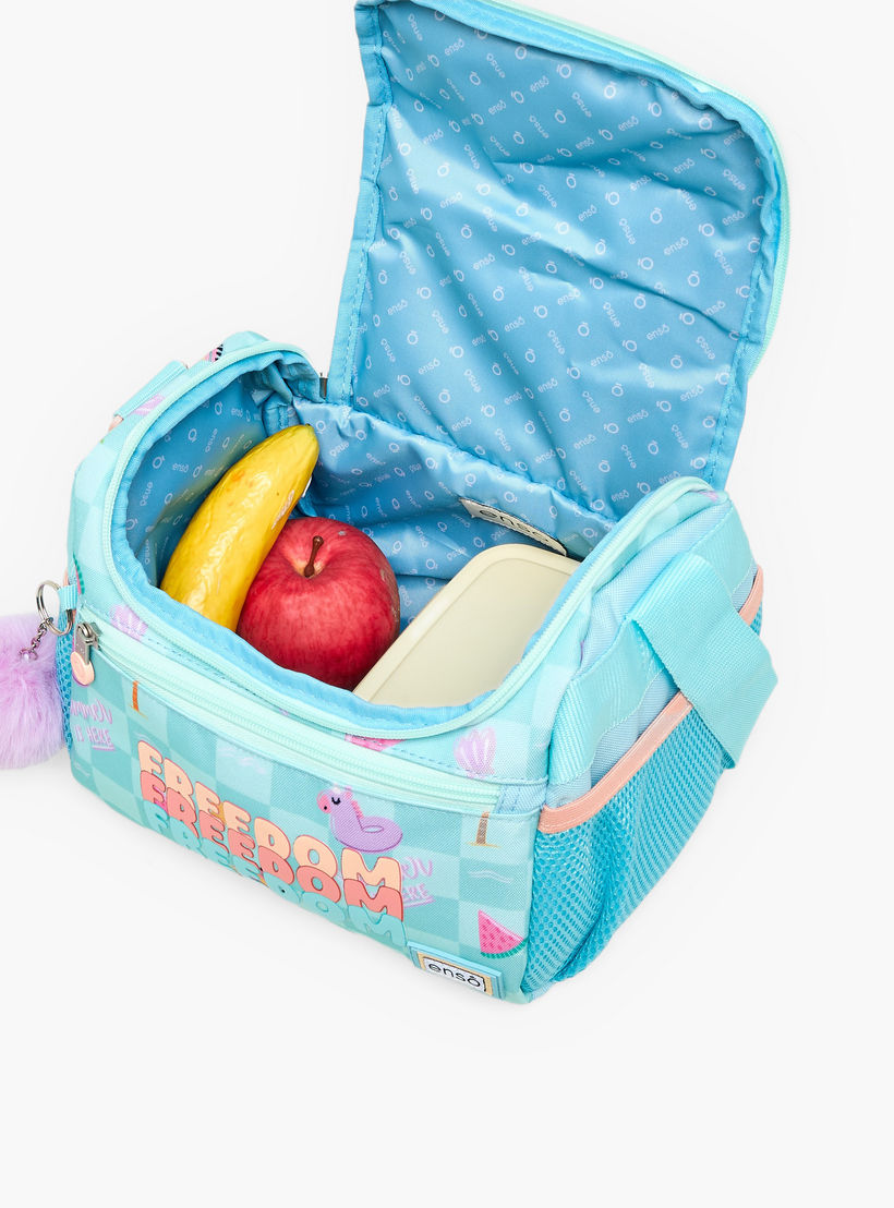 Enso Freedom Print Lunch Bag for Girls 8-13 Years with Adjustable Strap-school-lunchessentials-lunchbags-image-5