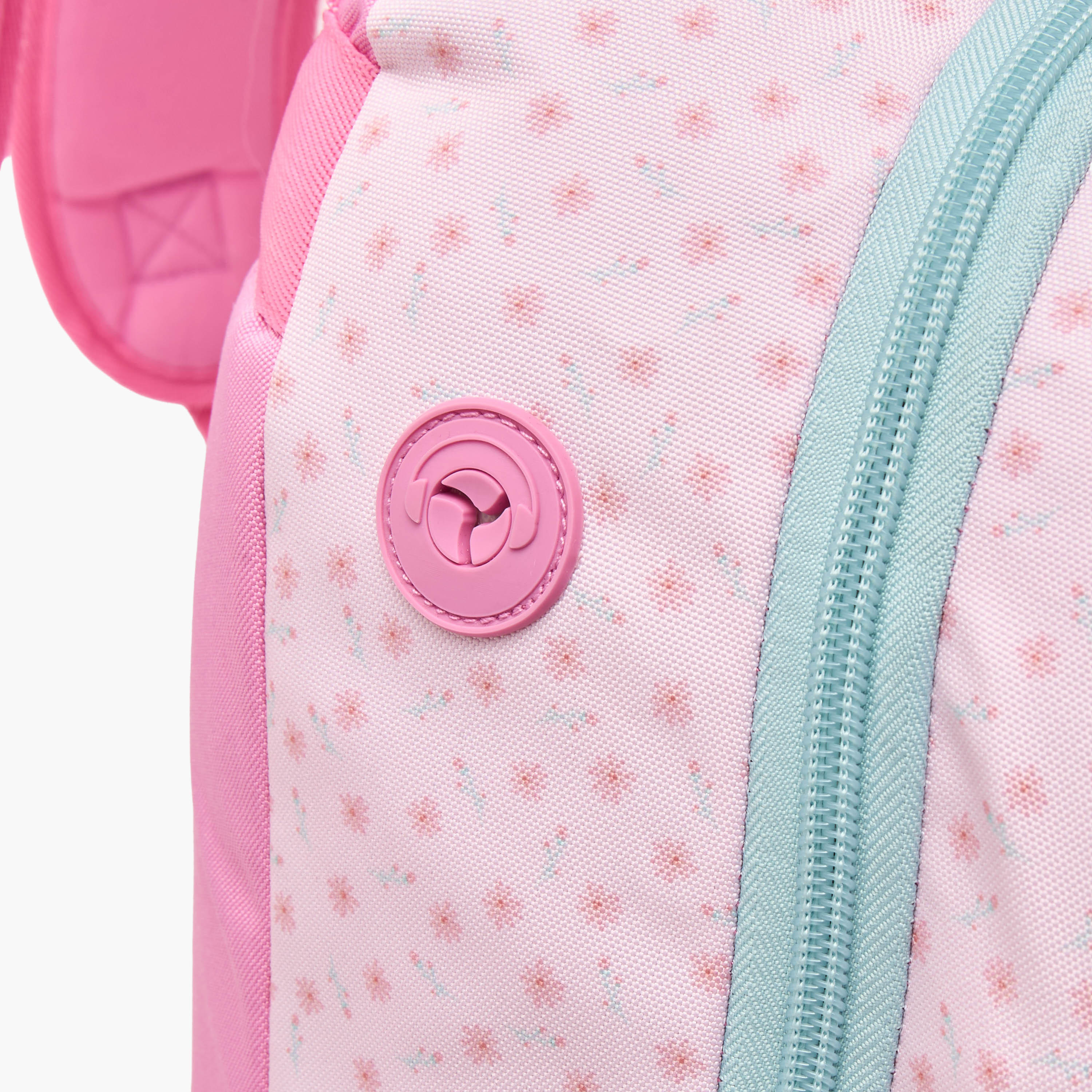 Enso Floral Print Backpack for Girls 8-12 Years with Padded Straps - 18 inches-school-bagsandbackpacks-backpacks-image-4
