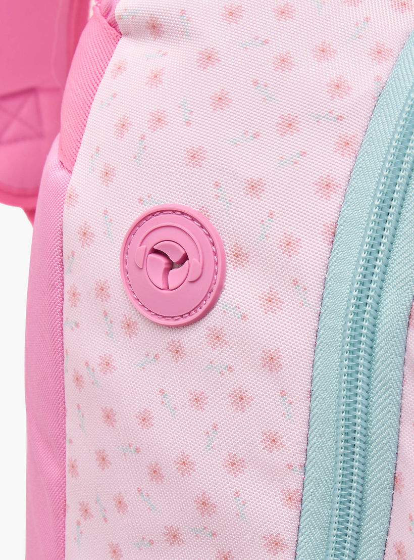 Enso Floral Print Backpack for Girls 8-12 Years with Padded Straps - 18 inches-school-bagsandbackpacks-backpacks-image-4
