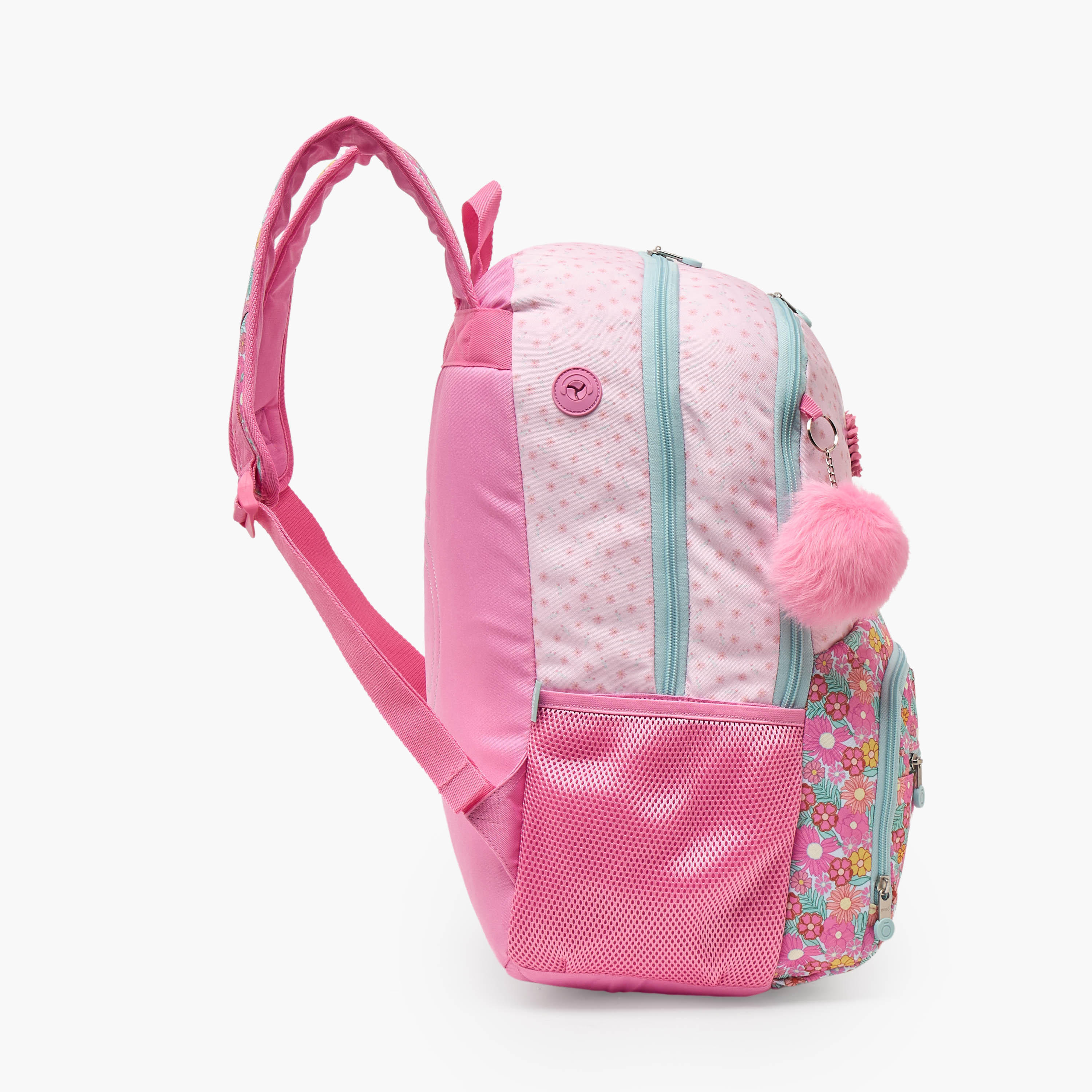 Enso Floral Print Backpack for Girls 8-12 Years with Padded Straps - 18 inches-school-bagsandbackpacks-backpacks-image-9