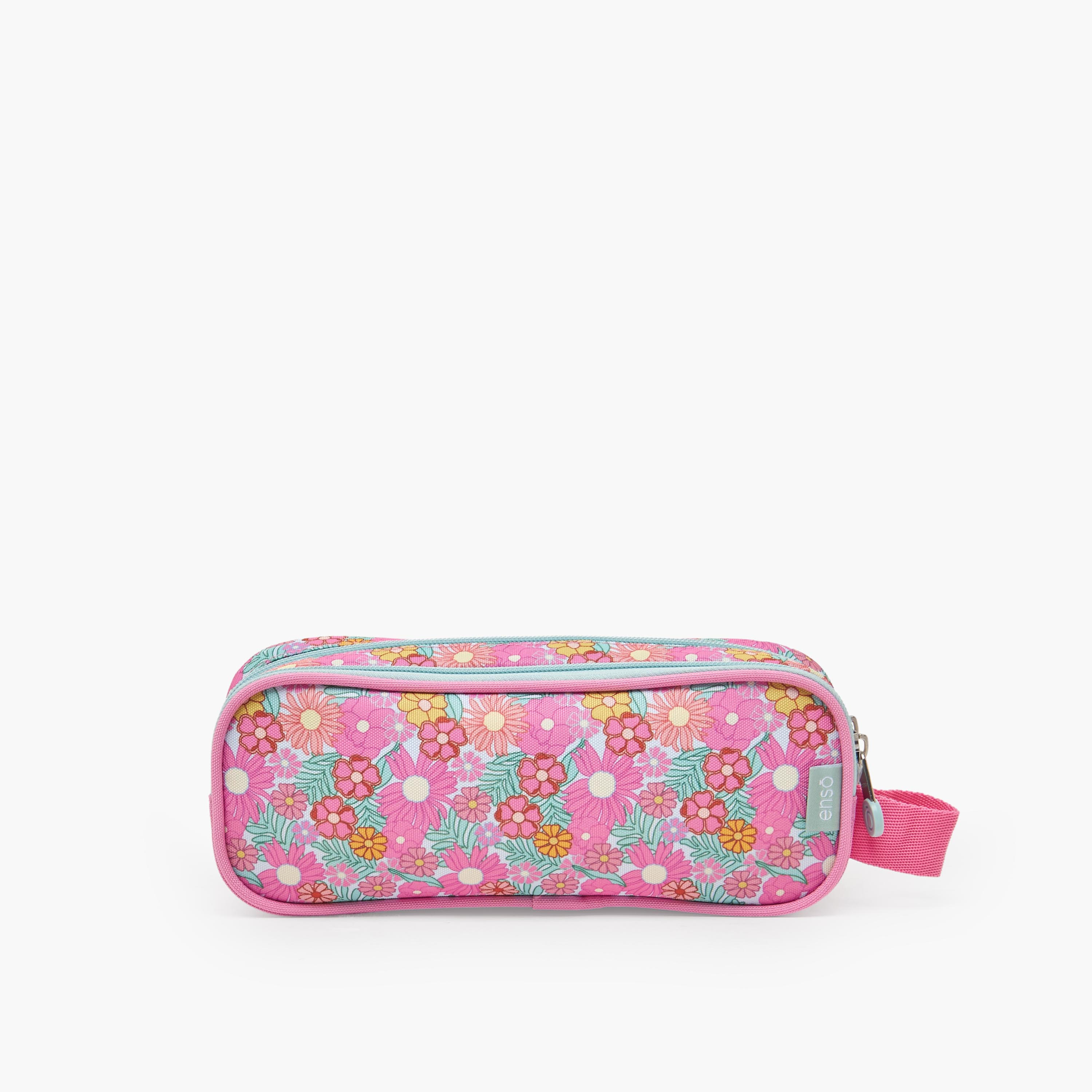 Enso Floral Print Pencil Pouch with 2 Compartment-school-stationery-pencilcases-image-5