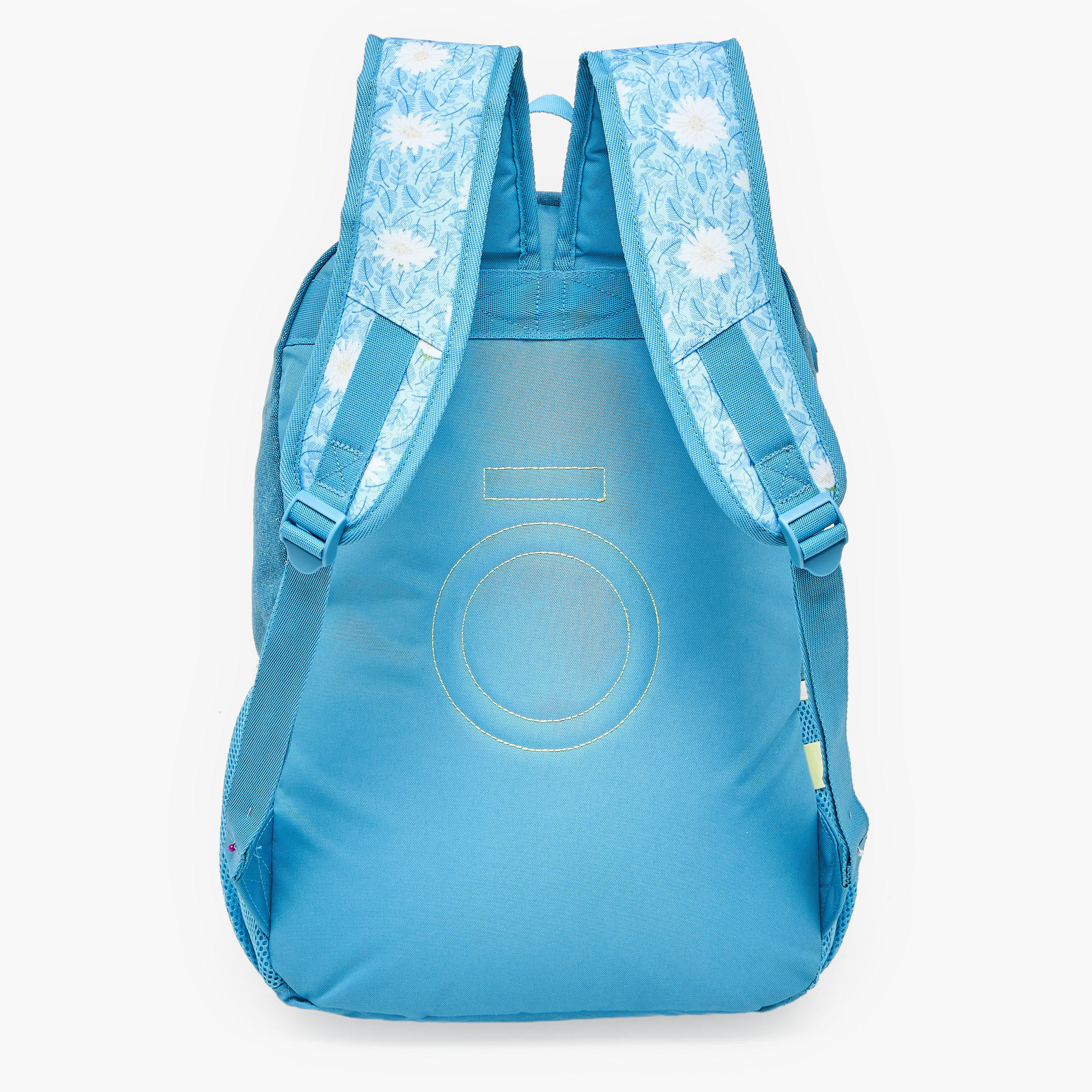 Enso Floral Print Backpack for Girls 8-13 Years with Pom Pom Accent - 18 inches-school-bagsandbackpacks-backpacks-image-9