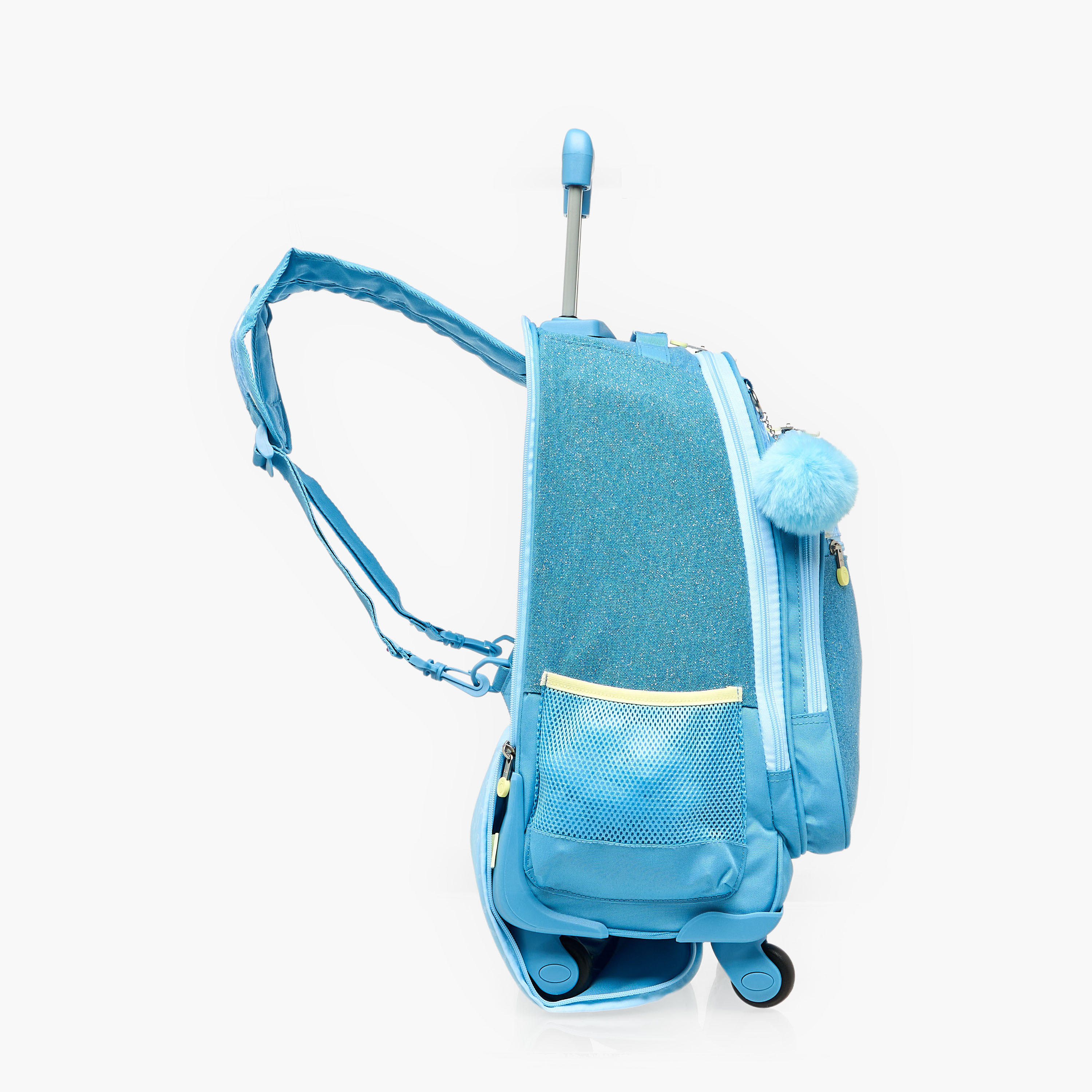 شنطة ظهر ترولي بطبعات زهور للبنات 8-13 سنة مع مقبض قابل للسحب من إنسو - 17 بوصة-school-bagsandbackpacks-trolleybags-image-9