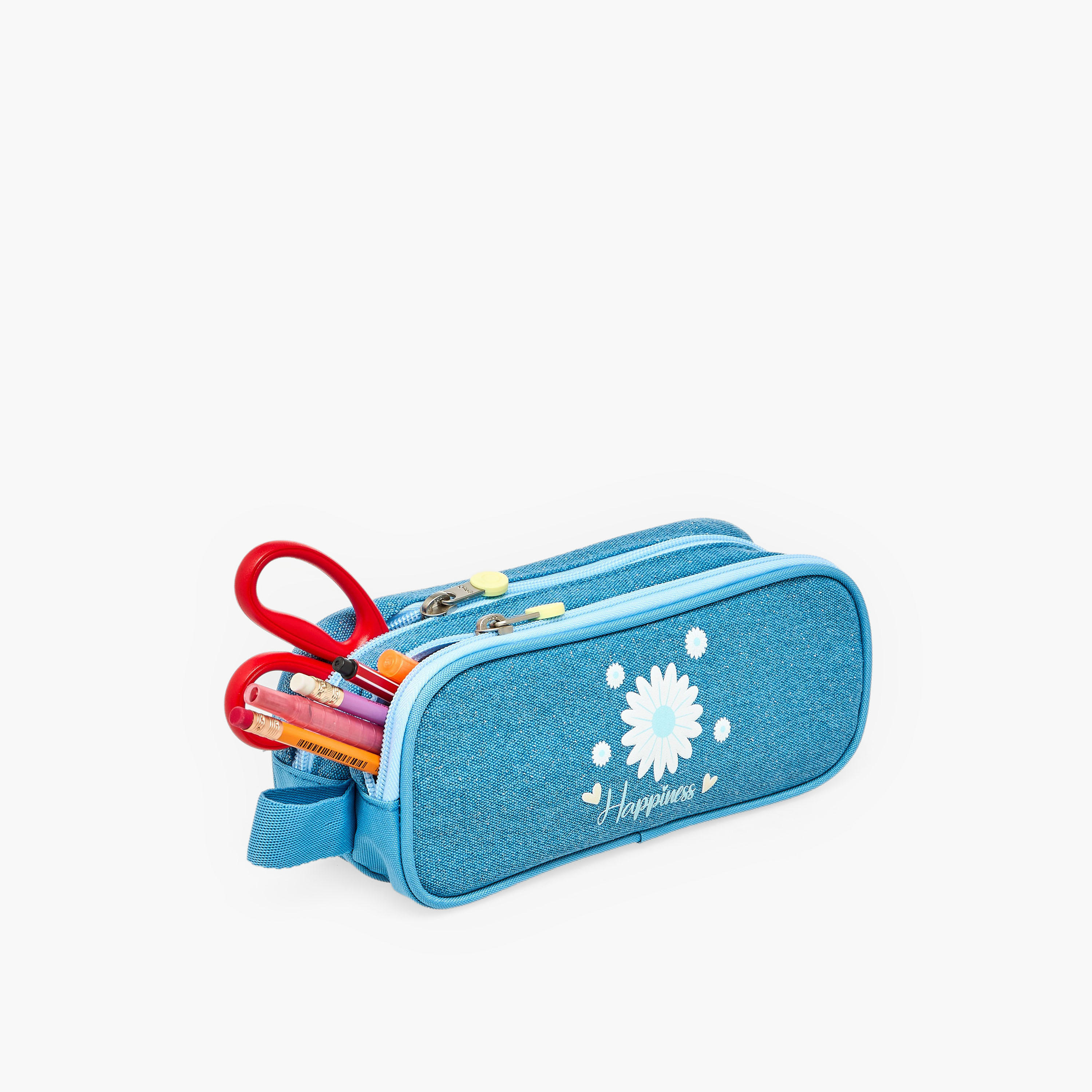 Enso Floral Print Pencil Pouch with Zip Closure-school-stationery-pencilcases-image-8