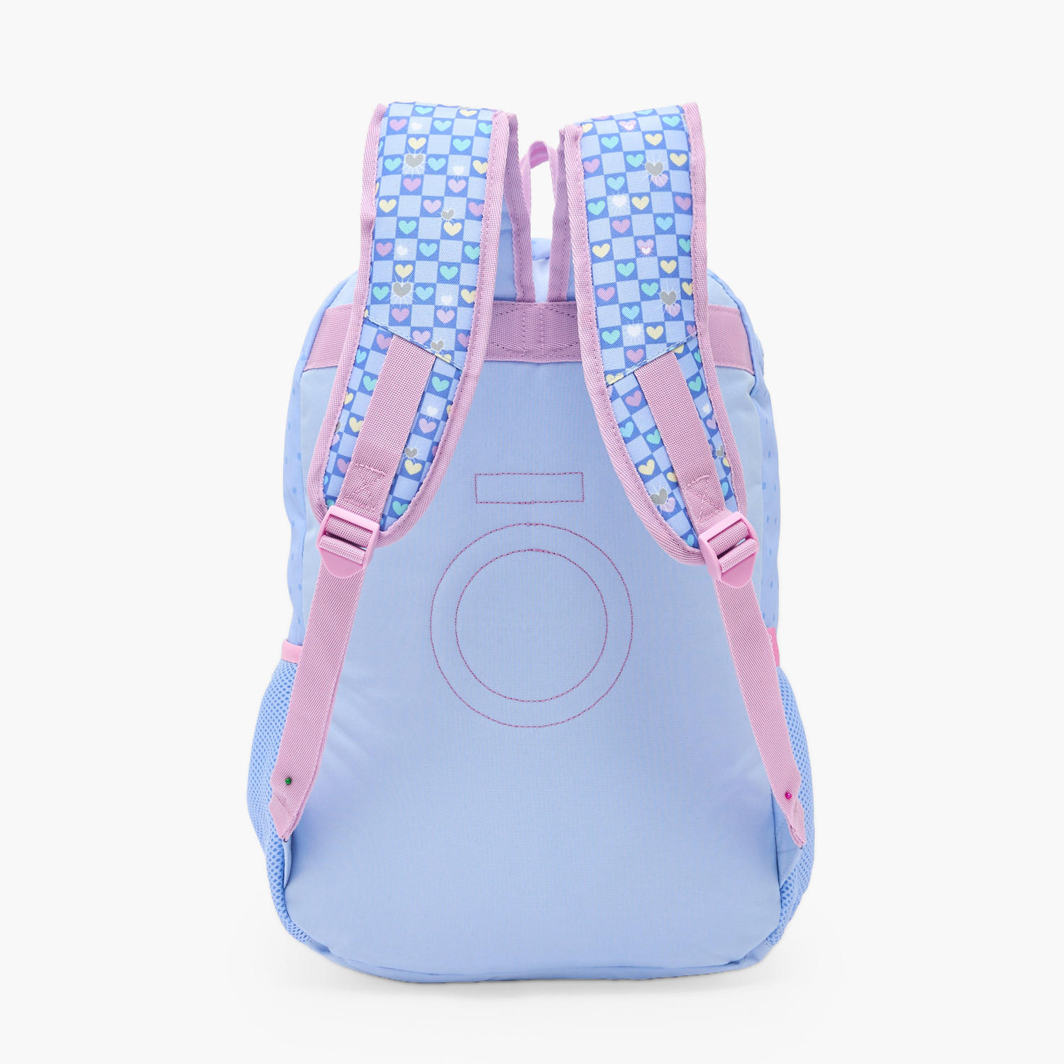 Enso Heart Print Backpack for Girls 8-13 Years with Pom-Pom Accent - 18 inches-school-bagsandbackpacks-backpacks-image-11