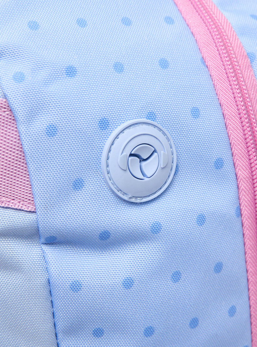 Enso Heart Print Backpack for Girls 8-13 Years with Pom-Pom Accent - 18 inches-school-bagsandbackpacks-backpacks-image-6