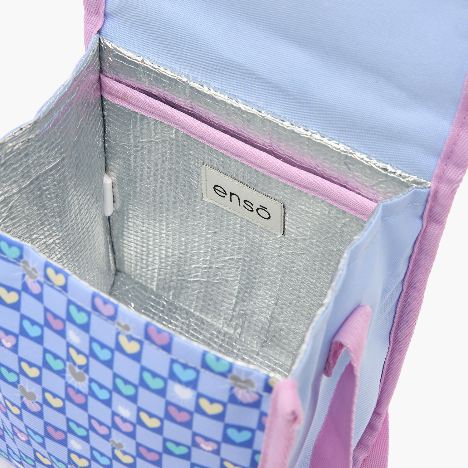 Enso Heart Print Lunch Bag for Girls 8-13 Years with Insulation-school-lunchessentials-lunchbags-image-5