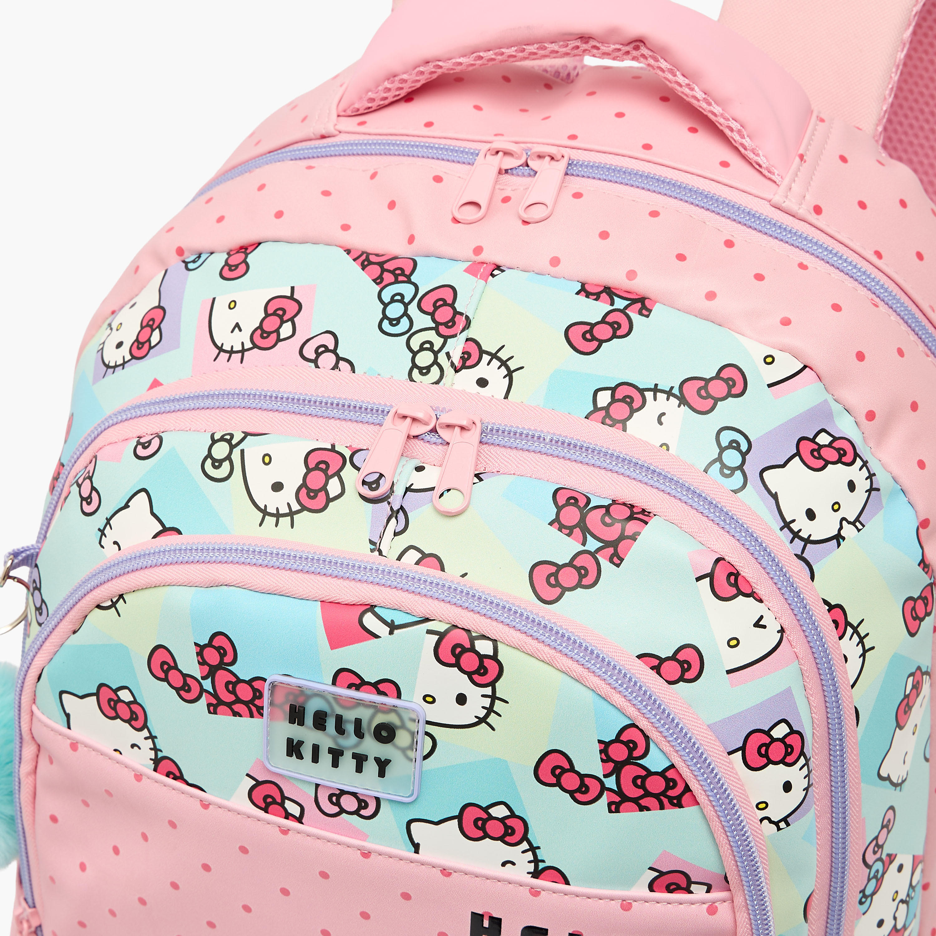 Hello Kitty Printed Backpack for Girls 8-12 Years with Padded Shoulder Straps - 18.1 inch-school-bagsandbackpacks-backpacks-image-5
