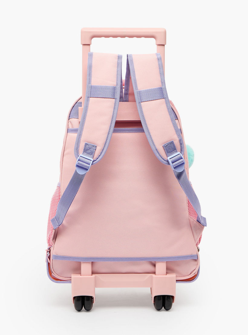 شنطة ظهر ترولي بطبعات هالو كيتي ومقبض قابل للسحب للبنات 8-13 سنوات - 18 بوصة-school-bagsandbackpacks-trolleybags-image-10