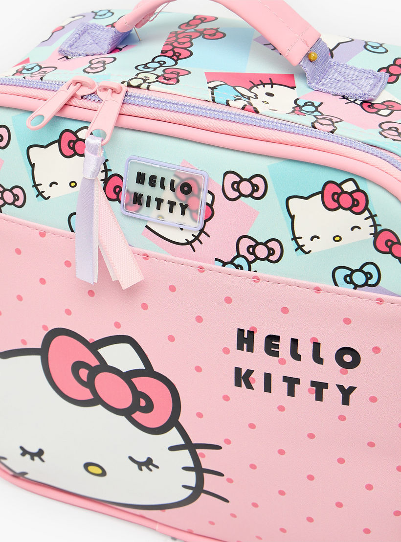Hello Kitty Printed Lunch Bag for Girls 5-8 Years with Adjustable Strap-school-lunchessentials-lunchbags-image-3