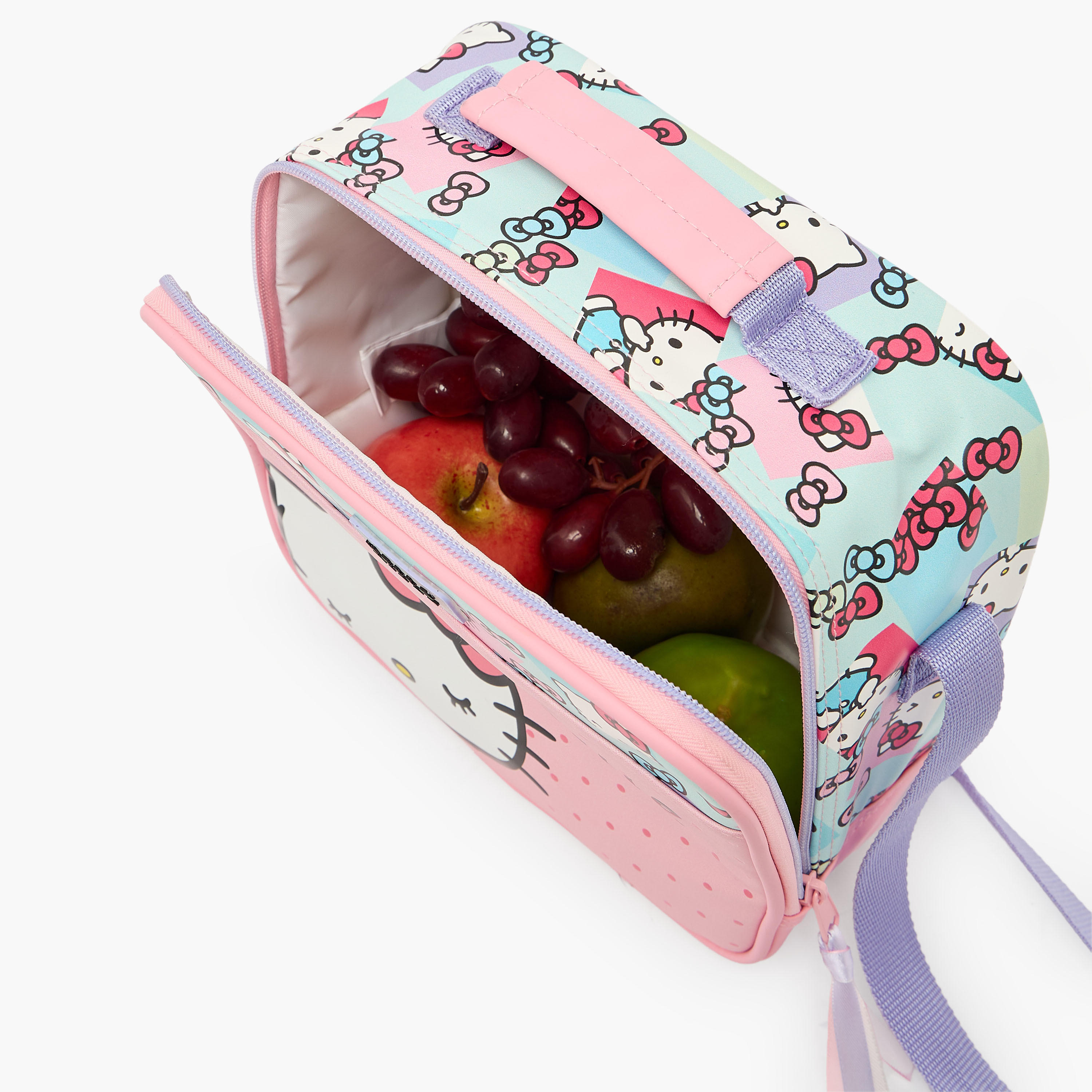 Hello Kitty Printed Lunch Bag for Girls 5-8 Years with Adjustable Strap-school-lunchessentials-lunchbags-image-5