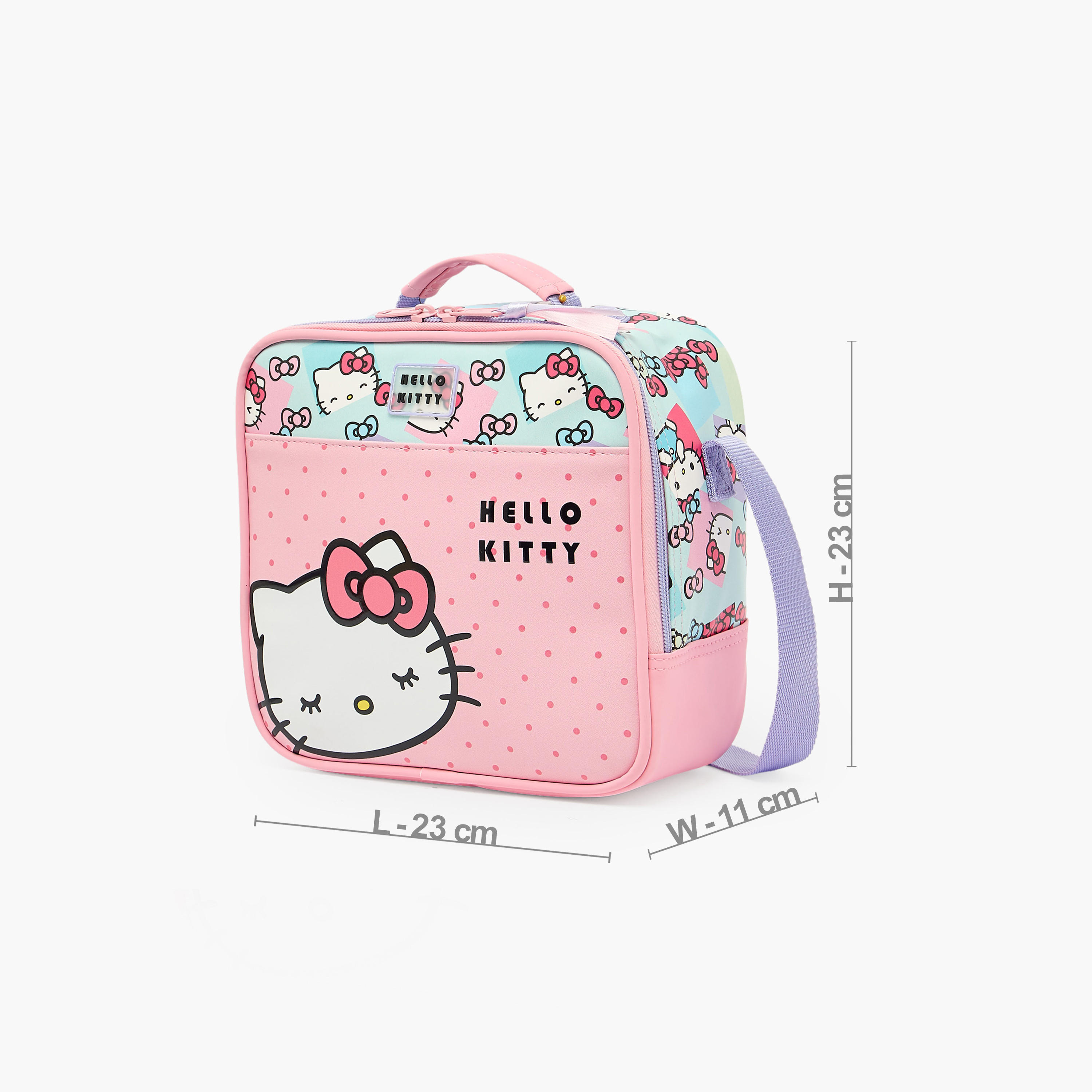 Hello Kitty Printed Lunch Bag for Girls 5-8 Years with Adjustable Strap-school-lunchessentials-lunchbags-image-6