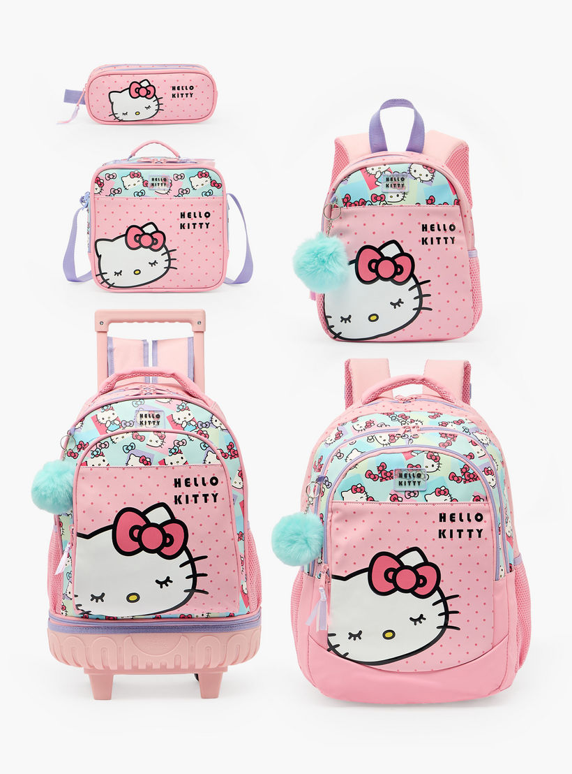 Hello Kitty Printed Lunch Bag for Girls 5-8 Years with Adjustable Strap-school-lunchessentials-lunchbags-image-8
