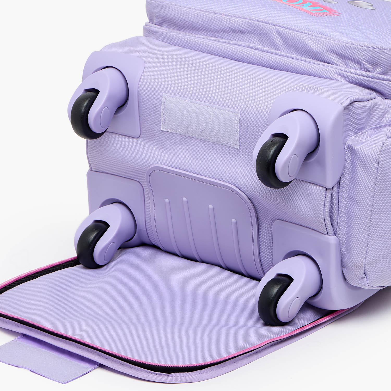 Sanrio Kuromi Print Trolley Bag for Girls 8-13 Years with Water Bottle Pocket - 17 inches-school-bagsandbackpacks-trolleybags-image-10