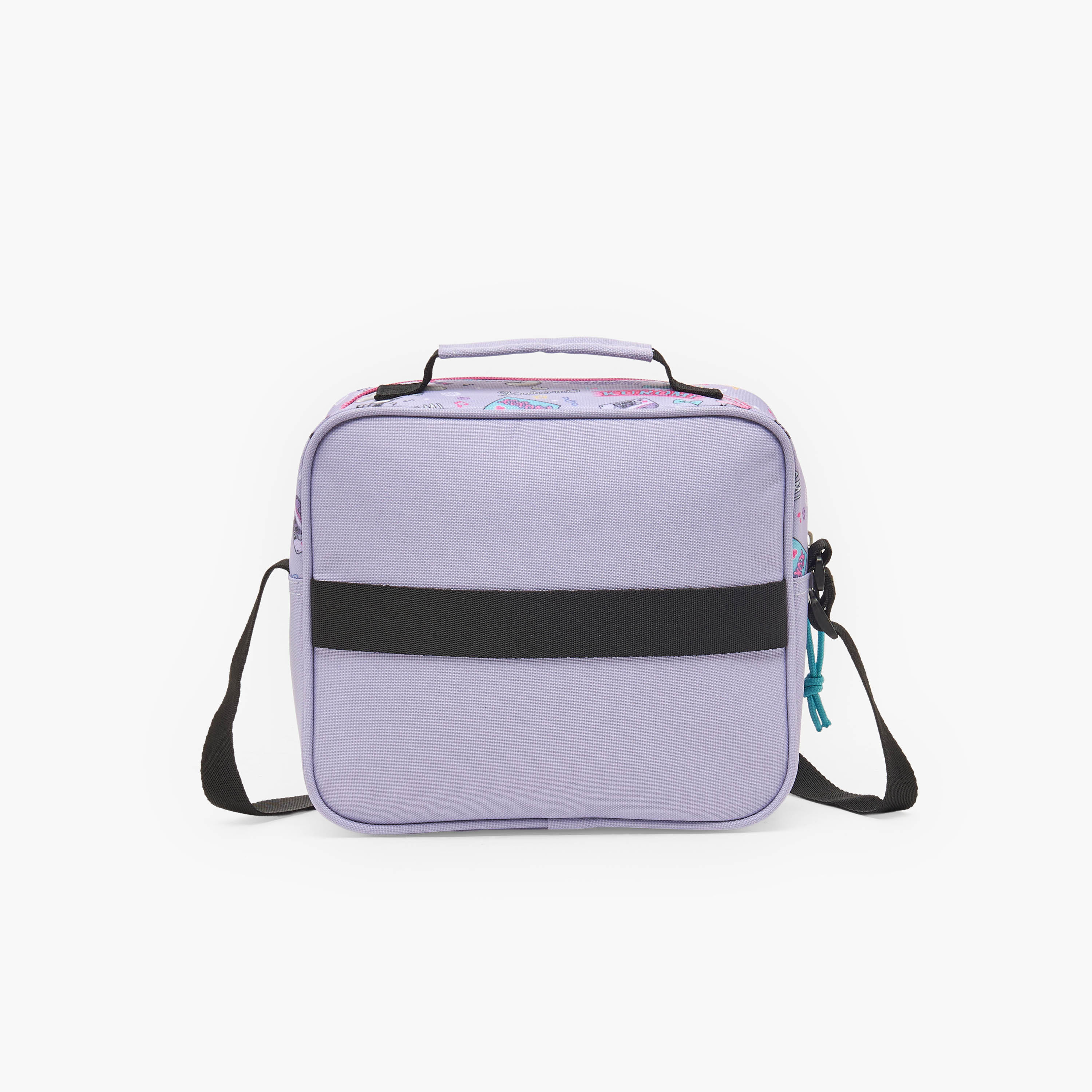 Sanrio Kuromi Print Lunch Bag for Girls 5-8 Years with Adjustable Strap-school-lunchessentials-lunchbags-image-9