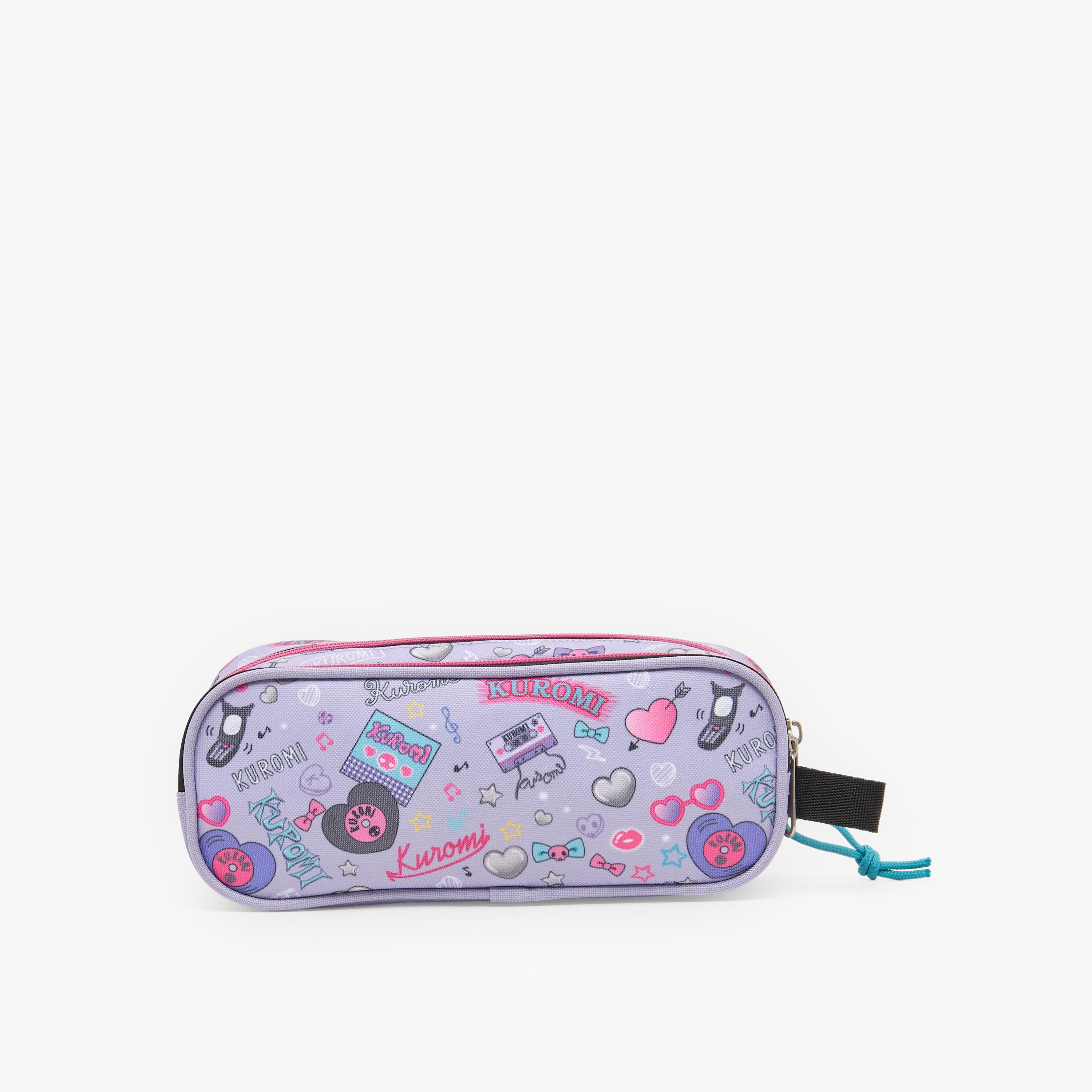 مقلمة بقسمين وطبعات كورومي من سانريو-school-stationery-pencilcases-image-5