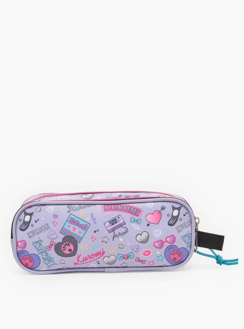 مقلمة بقسمين وطبعات كورومي من سانريو-school-stationery-pencilcases-image-5