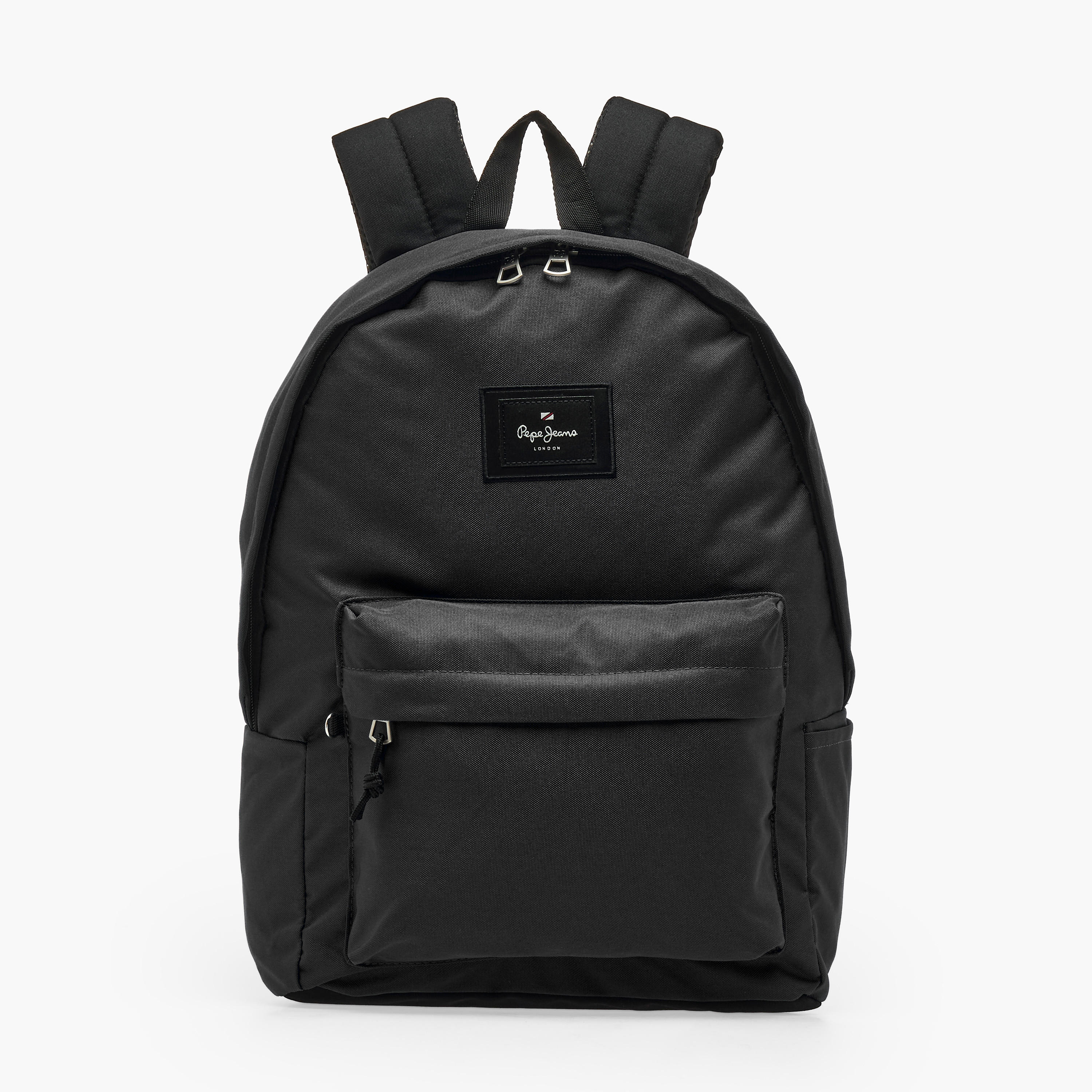 Pepe Jeans Aris Logo Applique Backpack for Boys 8-13 Years with Padded Shoulder Straps - 18 inches-school-bagsandbackpacks-backpacks-image-4