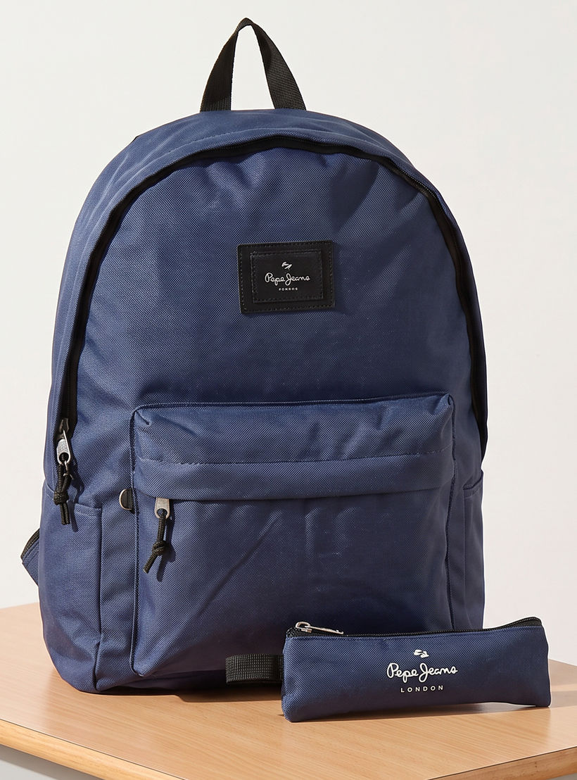 شنطة ترولي بطبعة كرة قدم للأولاد من 8-13 سنة بسحاب إغلاق - 17 بوصة من سامي ستوديو-school-bagsandbackpacks-backpacks-image-1