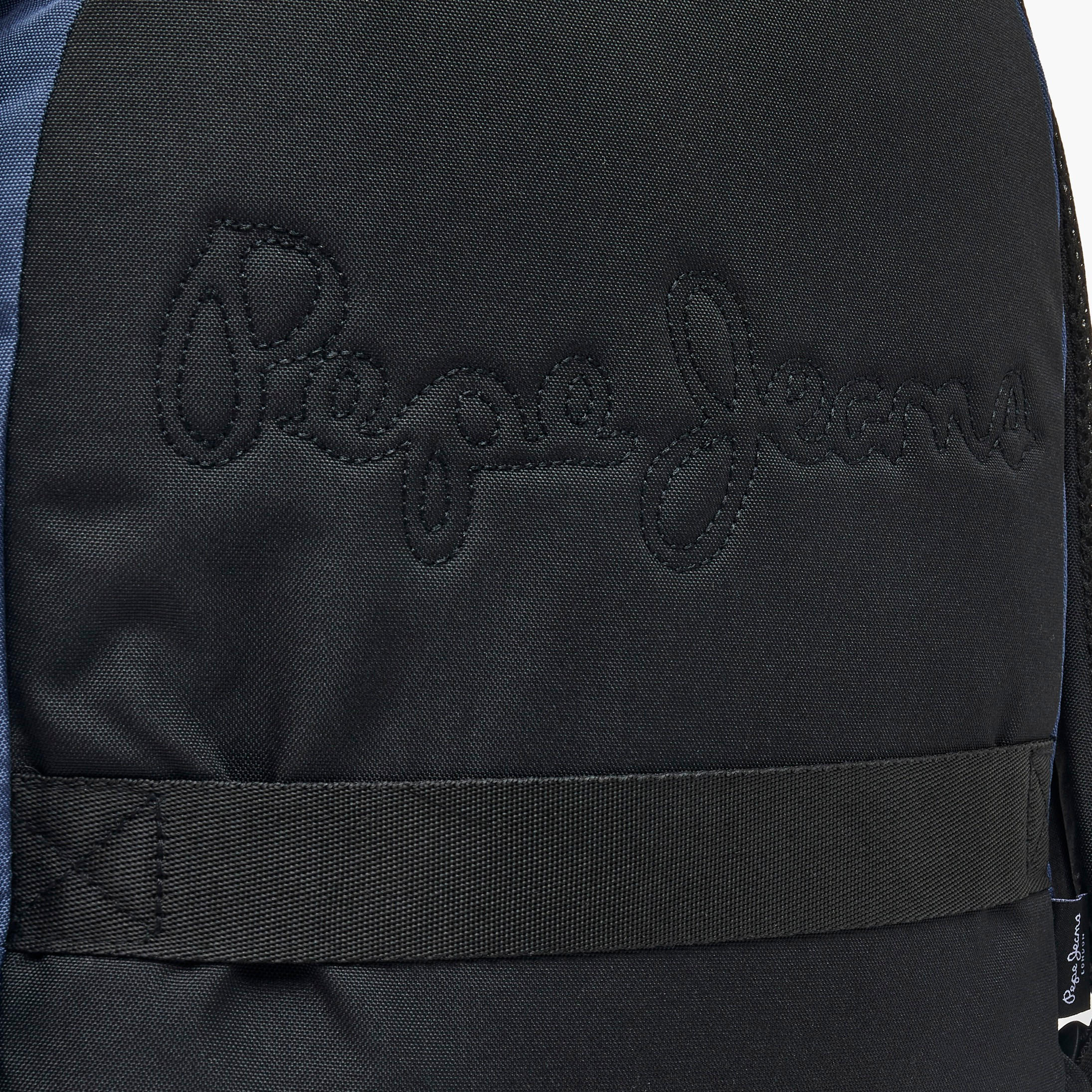 Pepe Jeans Aris Logo Applique Backpack for Boys 8-13 Years with Pencil Pouch - 18 inches-school-bagsandbackpacks-backpacks-image-7
