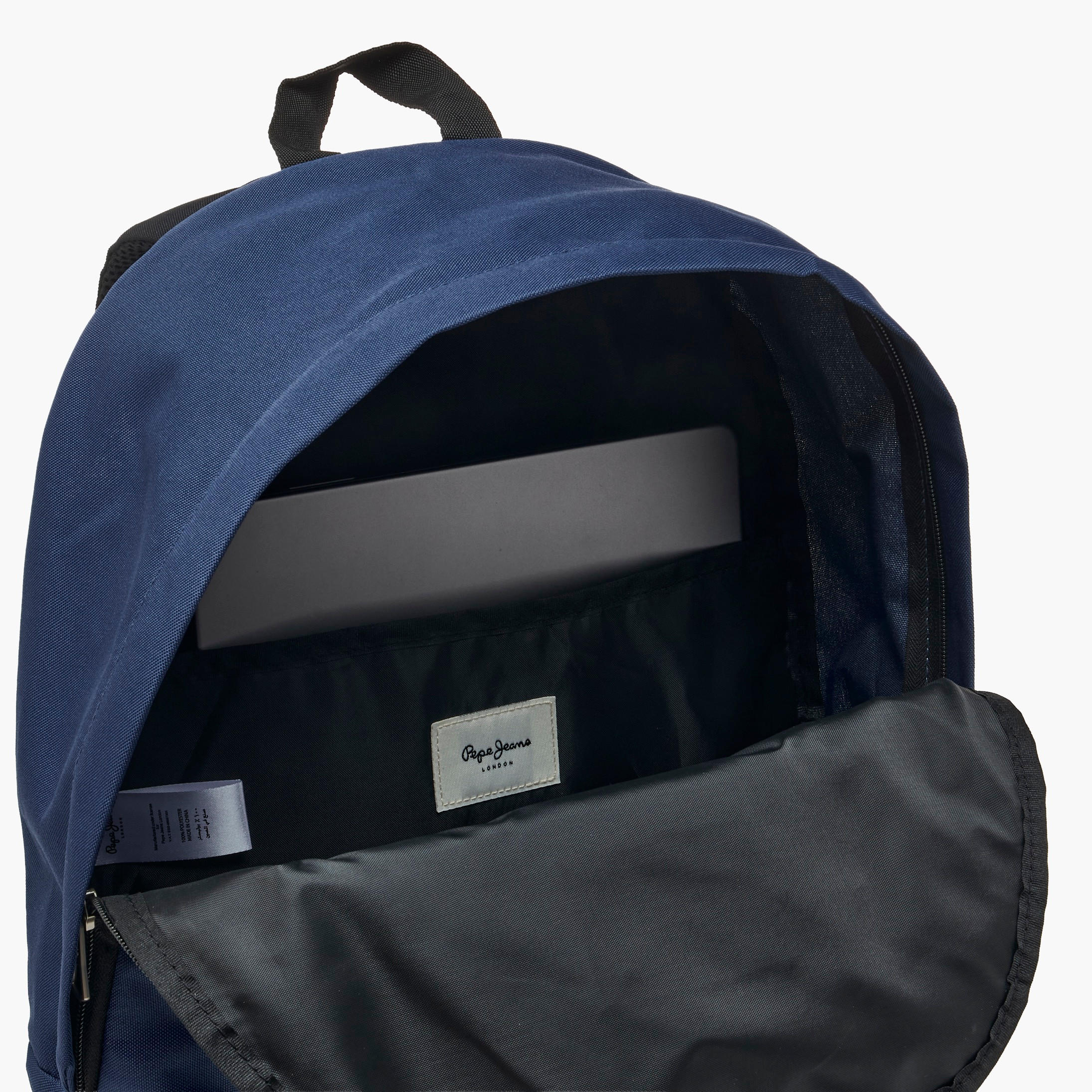 Pepe Jeans Aris Logo Applique Backpack for Boys 8-13 Years with Pencil Pouch - 18 inches-school-bagsandbackpacks-backpacks-image-8