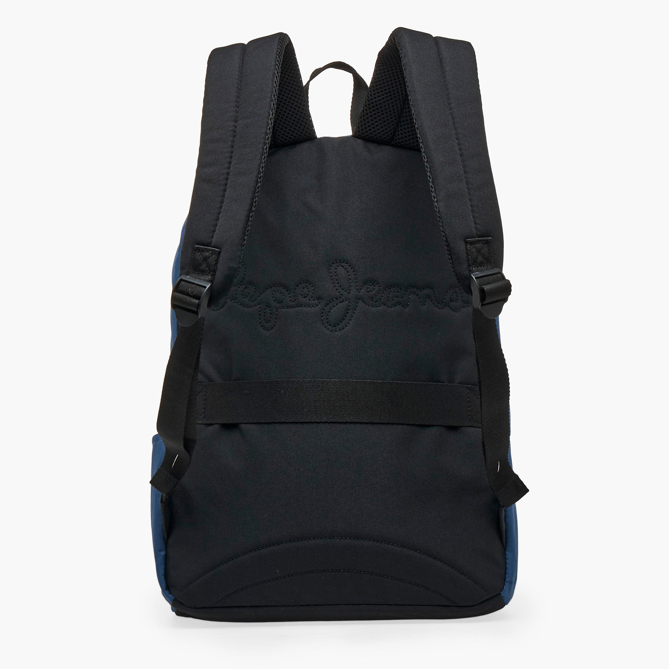 Pepe Jeans Aris Logo Applique Backpack for Boys 8-13 Years with Padded Shoulder Straps - 18 inches-school-bagsandbackpacks-backpacks-image-11