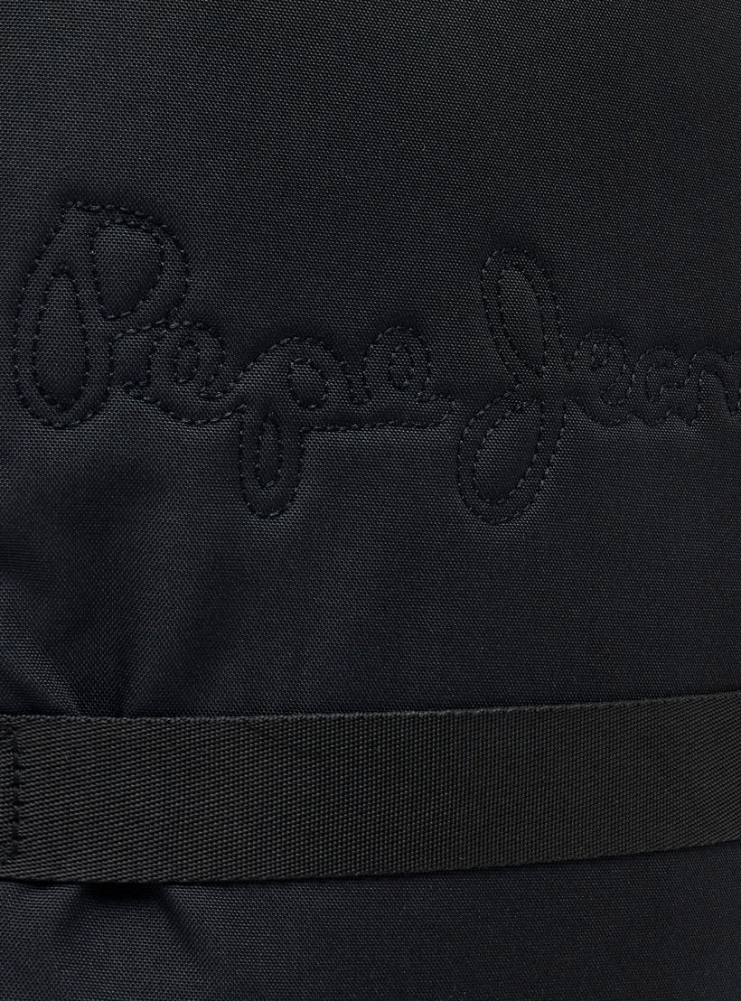 Pepe Jeans Aris Logo Applique Backpack for Boys 8-13 Years with Padded Shoulder Straps - 18 inches-school-bagsandbackpacks-backpacks-image-6