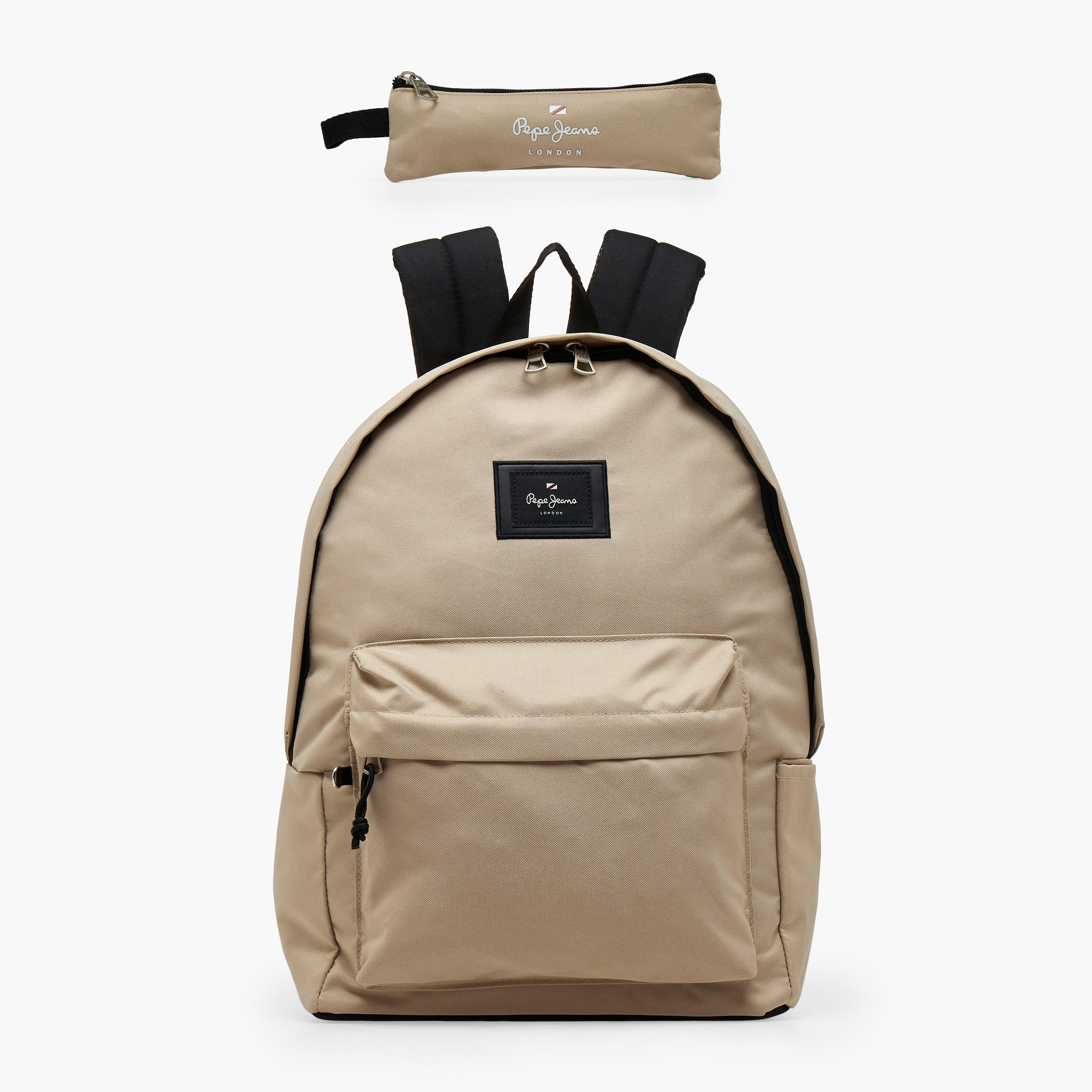 شنطة ظهر بزخارف شعار وأحزمة كتف مبطنة 8 - 13 سنة من بيبي جينز آريس - 18 بوصة-school-bagsandbackpacks-backpacks-image-2
