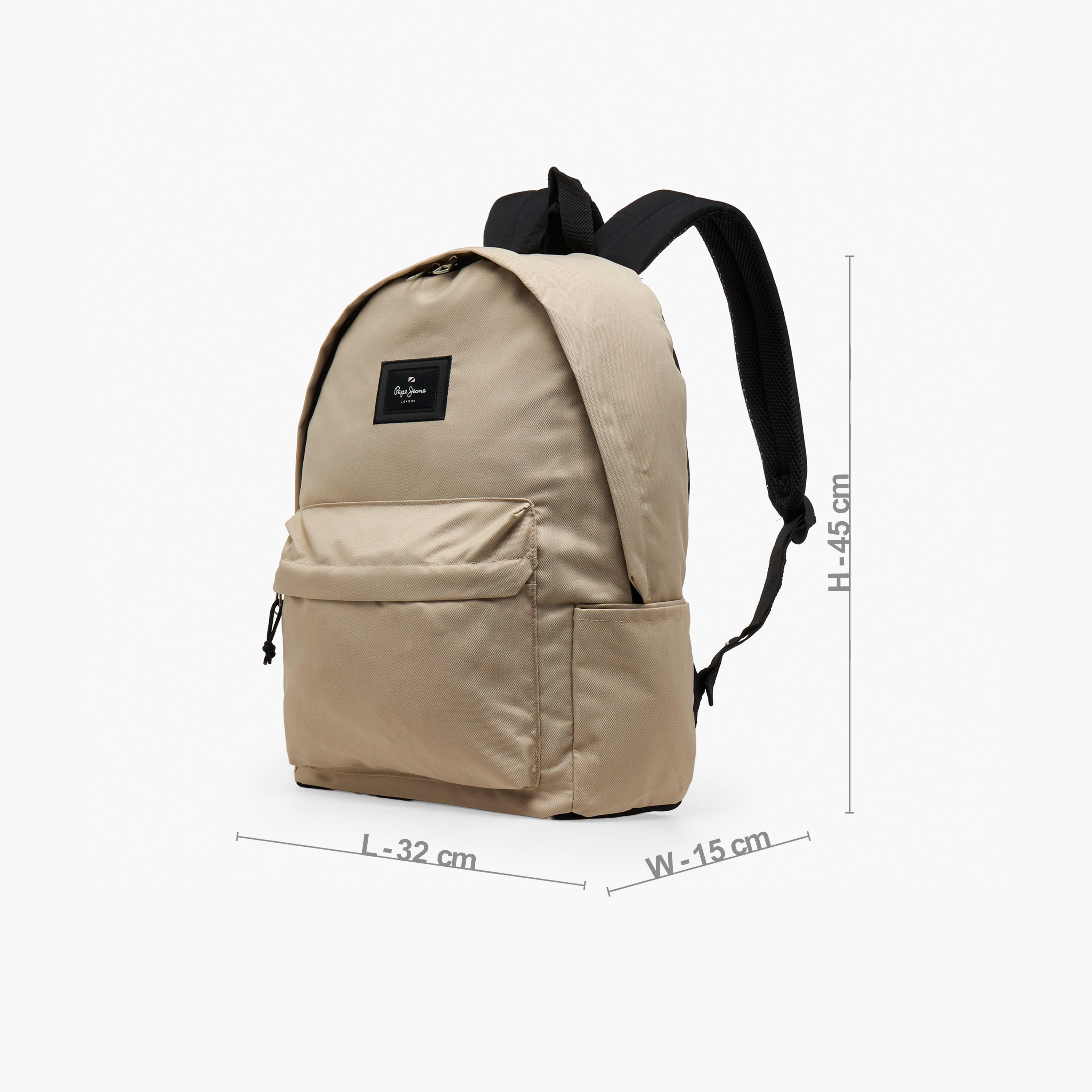 شنطة ظهر بزخارف شعار وأحزمة كتف مبطنة 8 - 13 سنة من بيبي جينز آريس - 18 بوصة-school-bagsandbackpacks-backpacks-image-9
