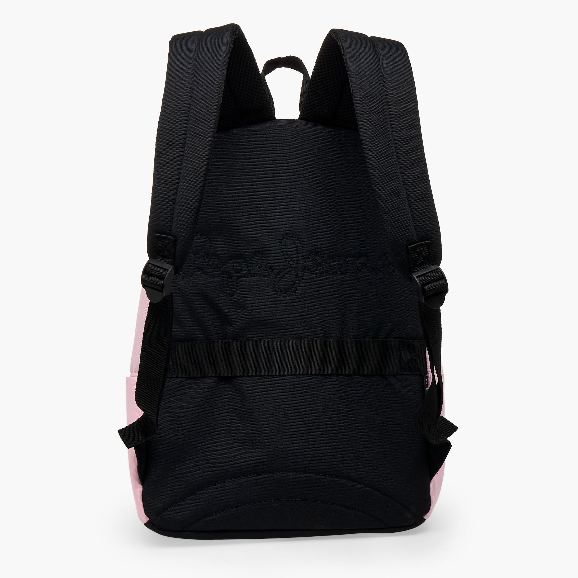 Pepe Jeans Aris Logo Applique Backpack for Girls 8-13 Years with Pencil Pouch - 18 inches-school-bagsandbackpacks-backpacks-image-11