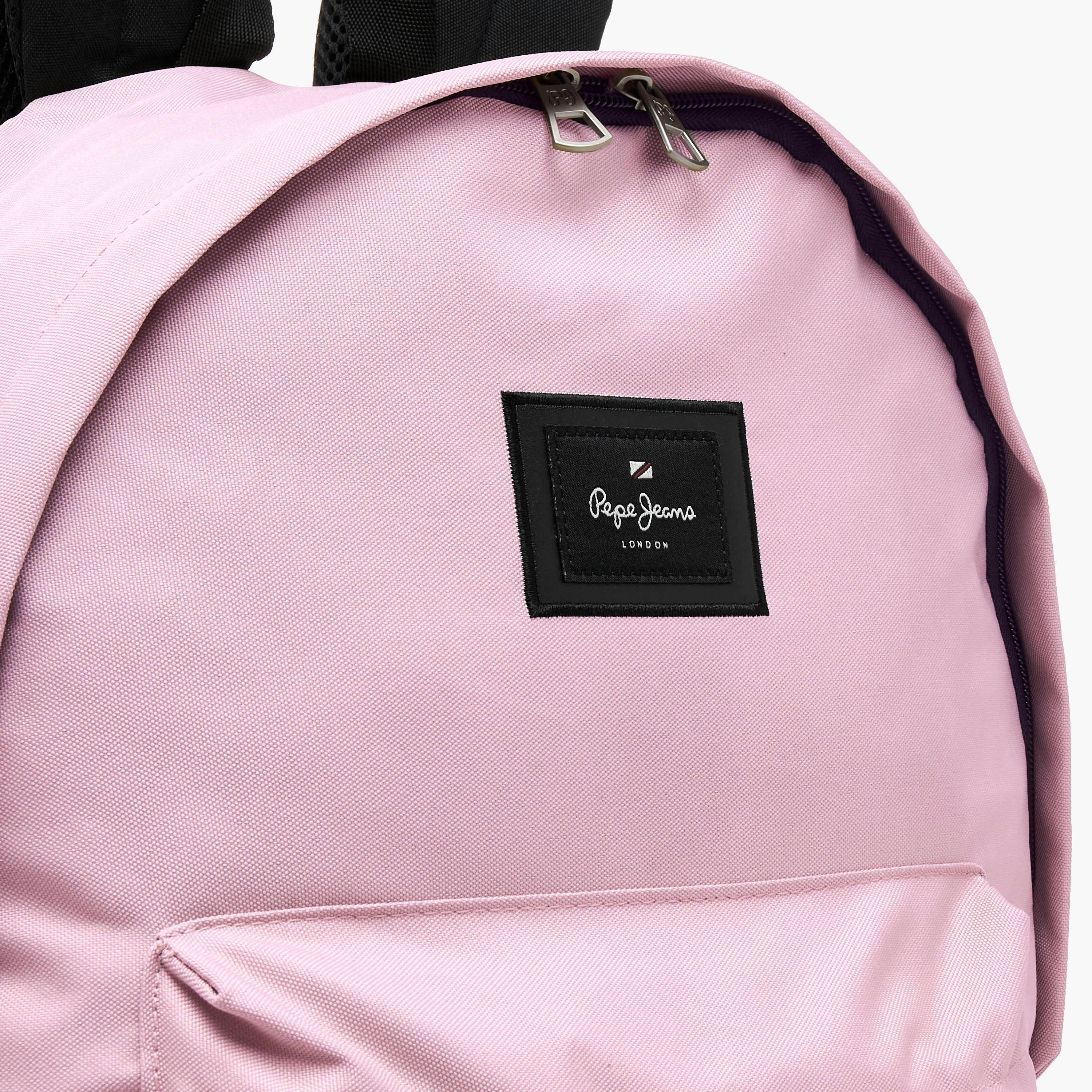 Pepe Jeans Aris Logo Applique Backpack for Girls 8-13 Years with Pencil Pouch - 18 inches-school-bagsandbackpacks-backpacks-image-5