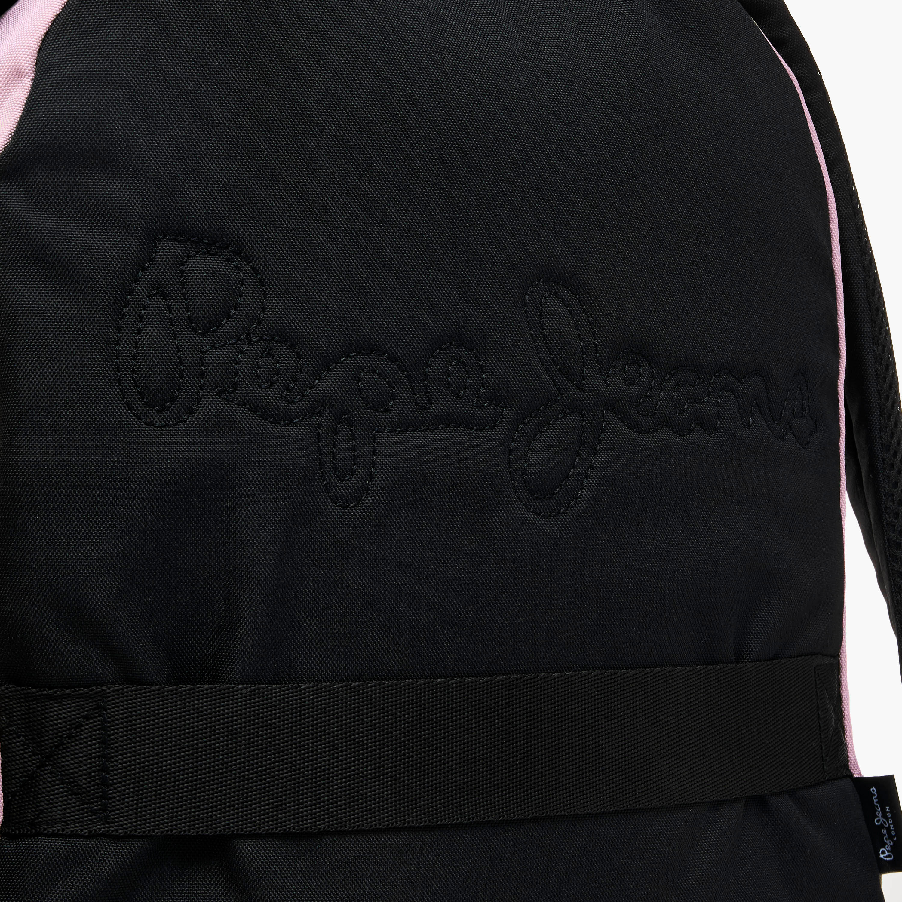 Pepe Jeans Aris Logo Applique Backpack for Girls 8-13 Years with Pencil Pouch - 18 inches-school-bagsandbackpacks-backpacks-image-7