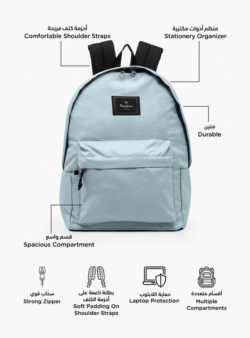 شنطة ظهر بطبعة شعار أريس للبنات من 8-13 سنة مع مقلمة - 18 بوصة من بيبي جينز-school-bagsandbackpacks-backpacks-image-3