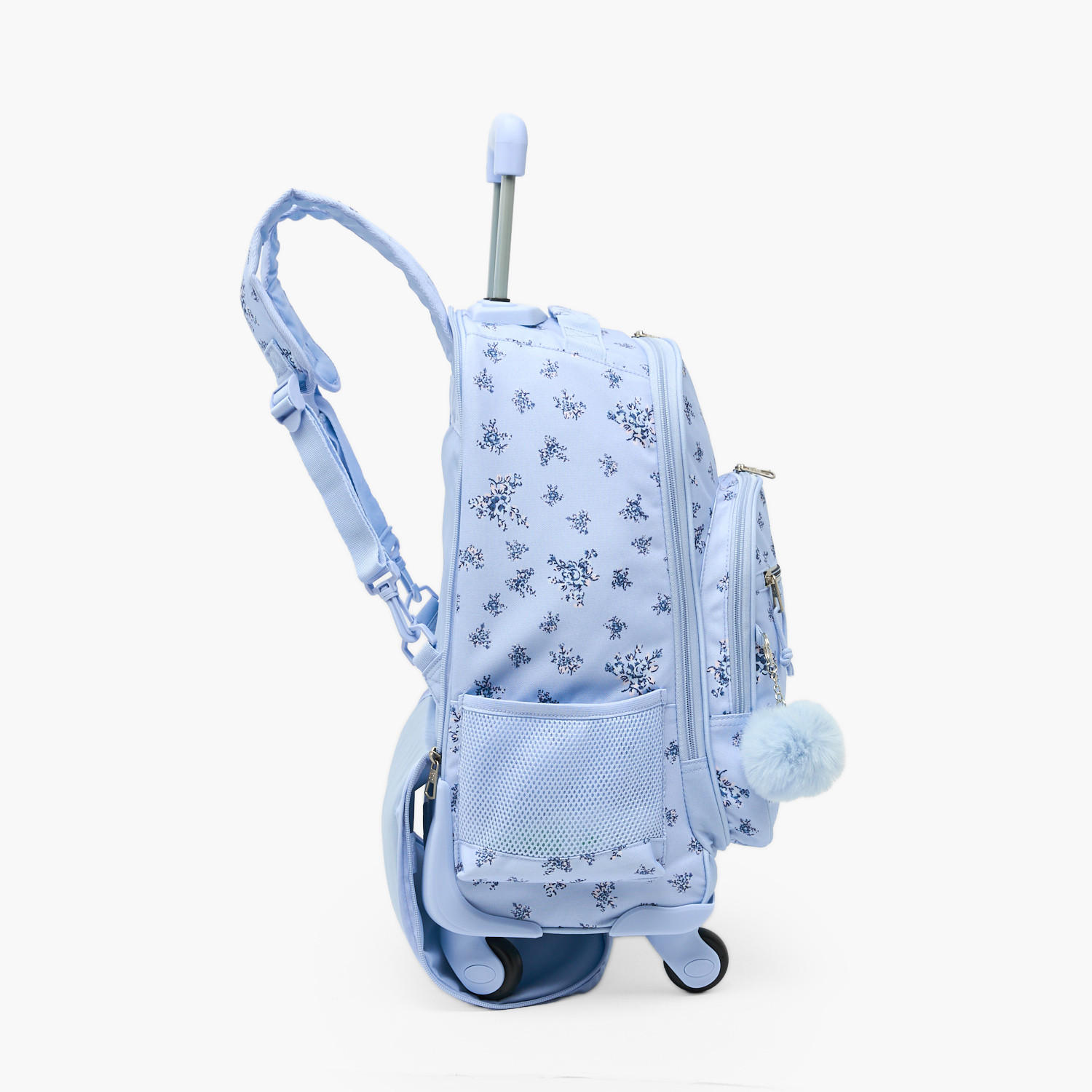 Pepe Jeans Olivia Floral Print Trolley Backpack for Girls 8-13 Years with Pom-Pom Accent - 17 inches-school-bagsandbackpacks-trolleybags-image-10