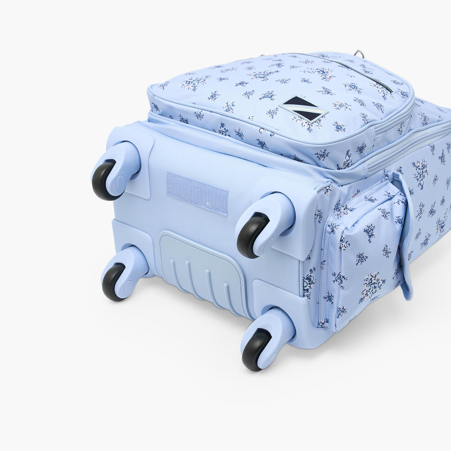 Pepe Jeans Olivia Floral Print Trolley Backpack for Girls 8-13 Years with Pom-Pom Accent - 17 inches-school-bagsandbackpacks-trolleybags-image-14