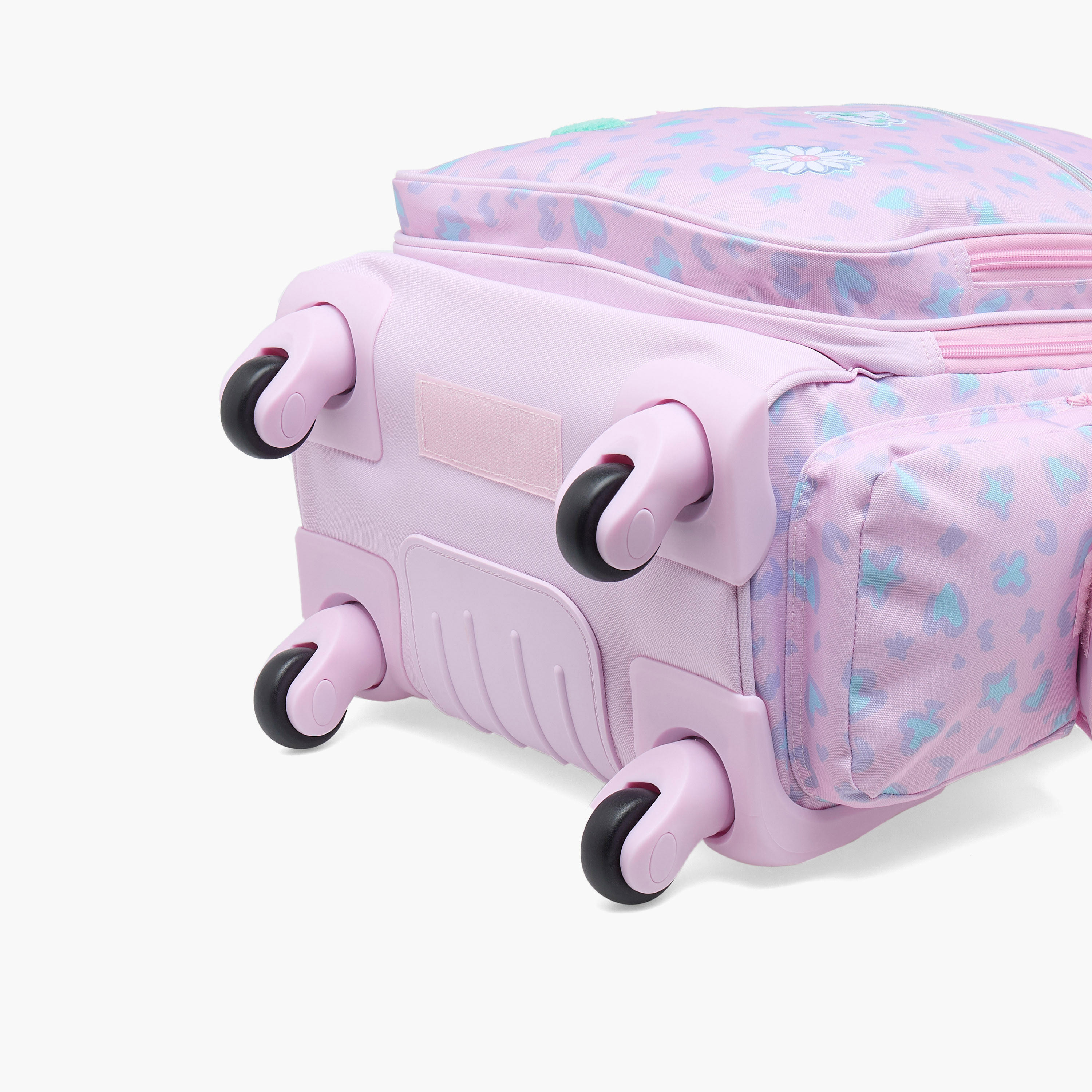 Pepe Jeans Abstract Print Trolley Bag for Girls 8-13 Years Retractable Handle - 17 inches-school-bagsandbackpacks-trolleybags-image-11
