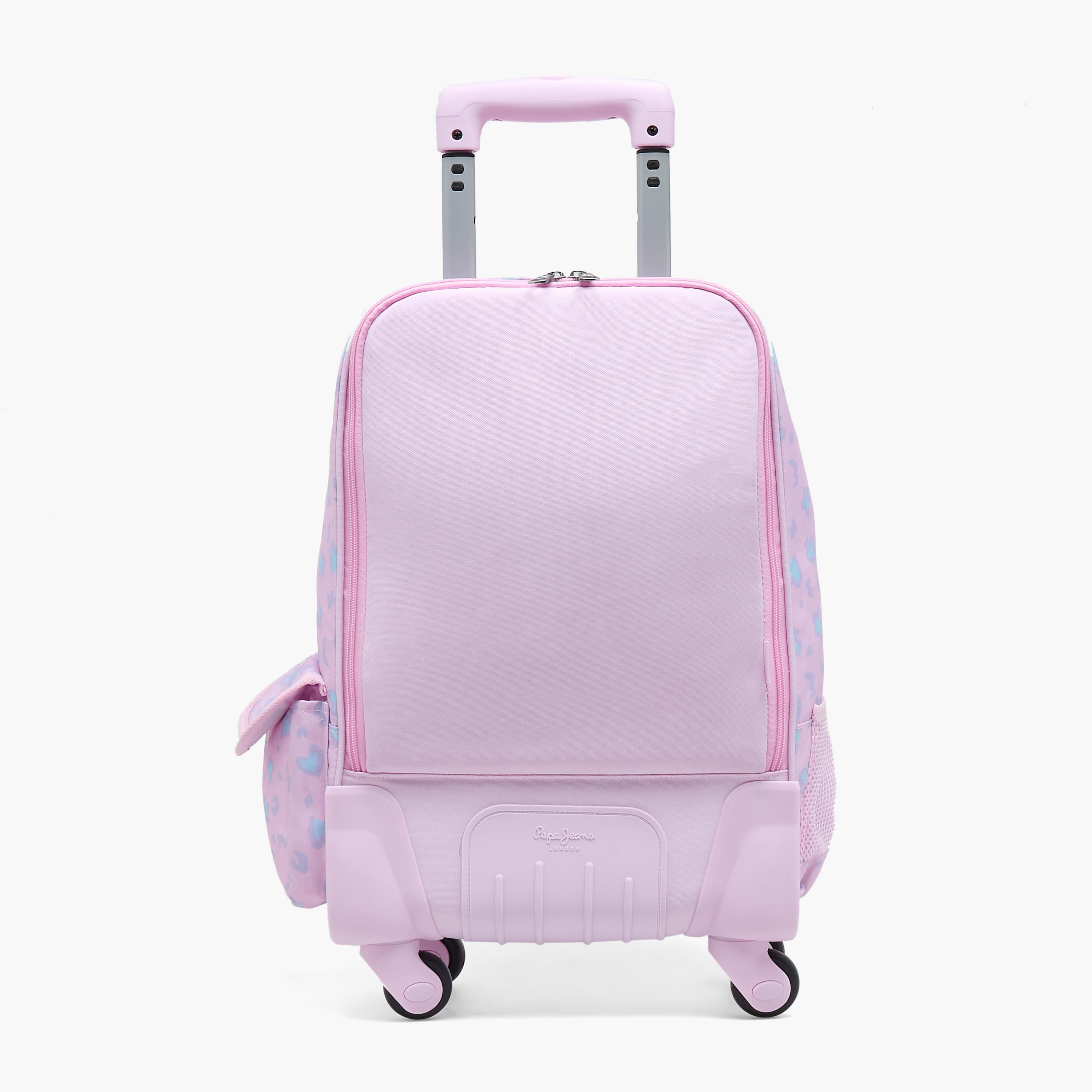 Pepe Jeans Abstract Print Trolley Bag for Girls 8-13 Years Retractable Handle - 17 inches-school-bagsandbackpacks-trolleybags-image-9